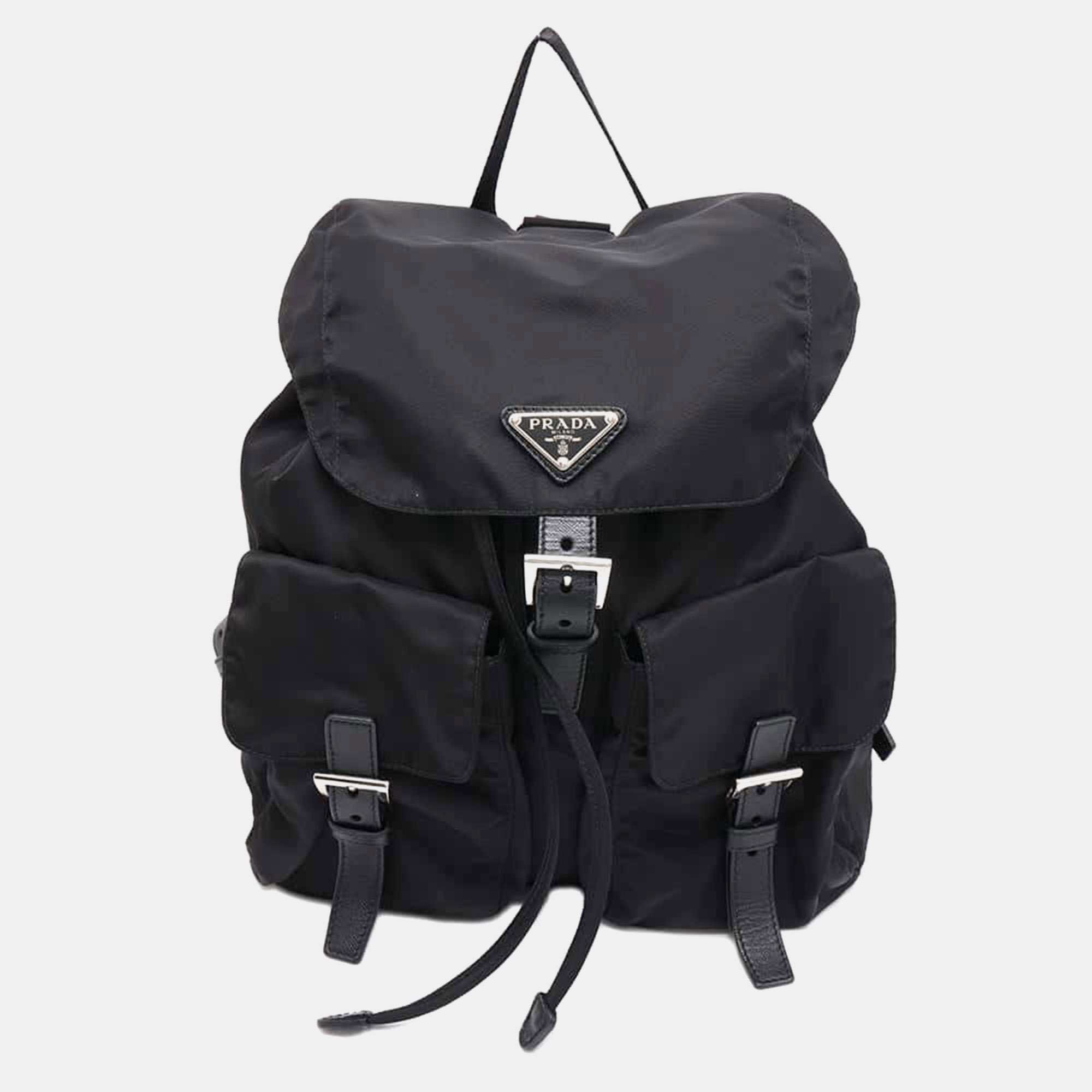 

Prada Black Nylon Backpack