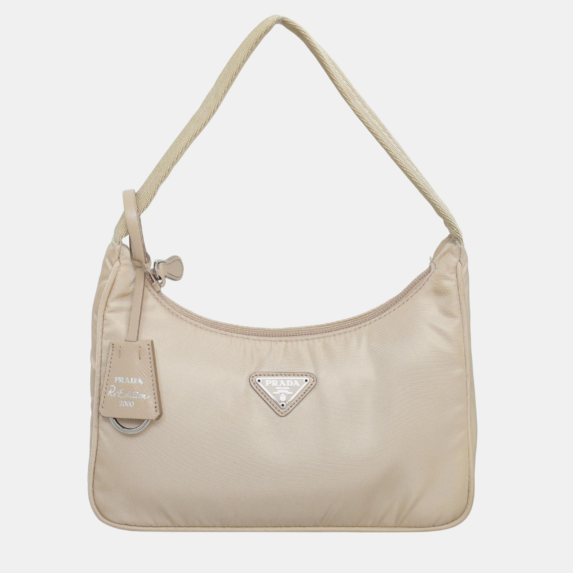 

Prada Nylon Re-Edition 2000 Bag, Beige