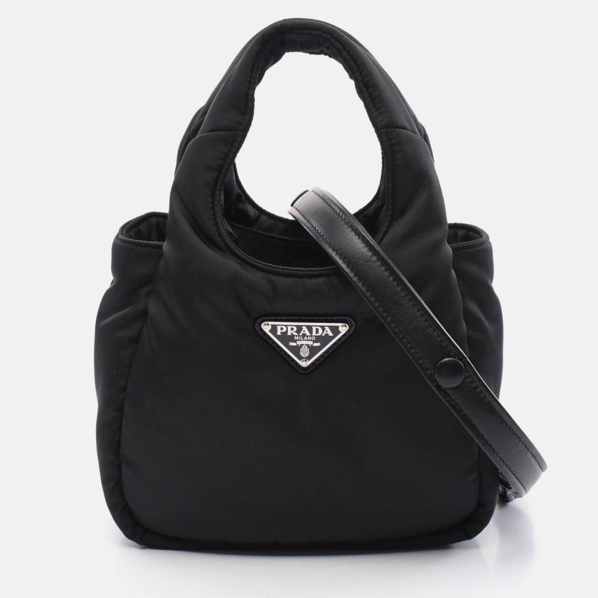 

Prada Black Nylon Soft Re-Nylon Padded Bag