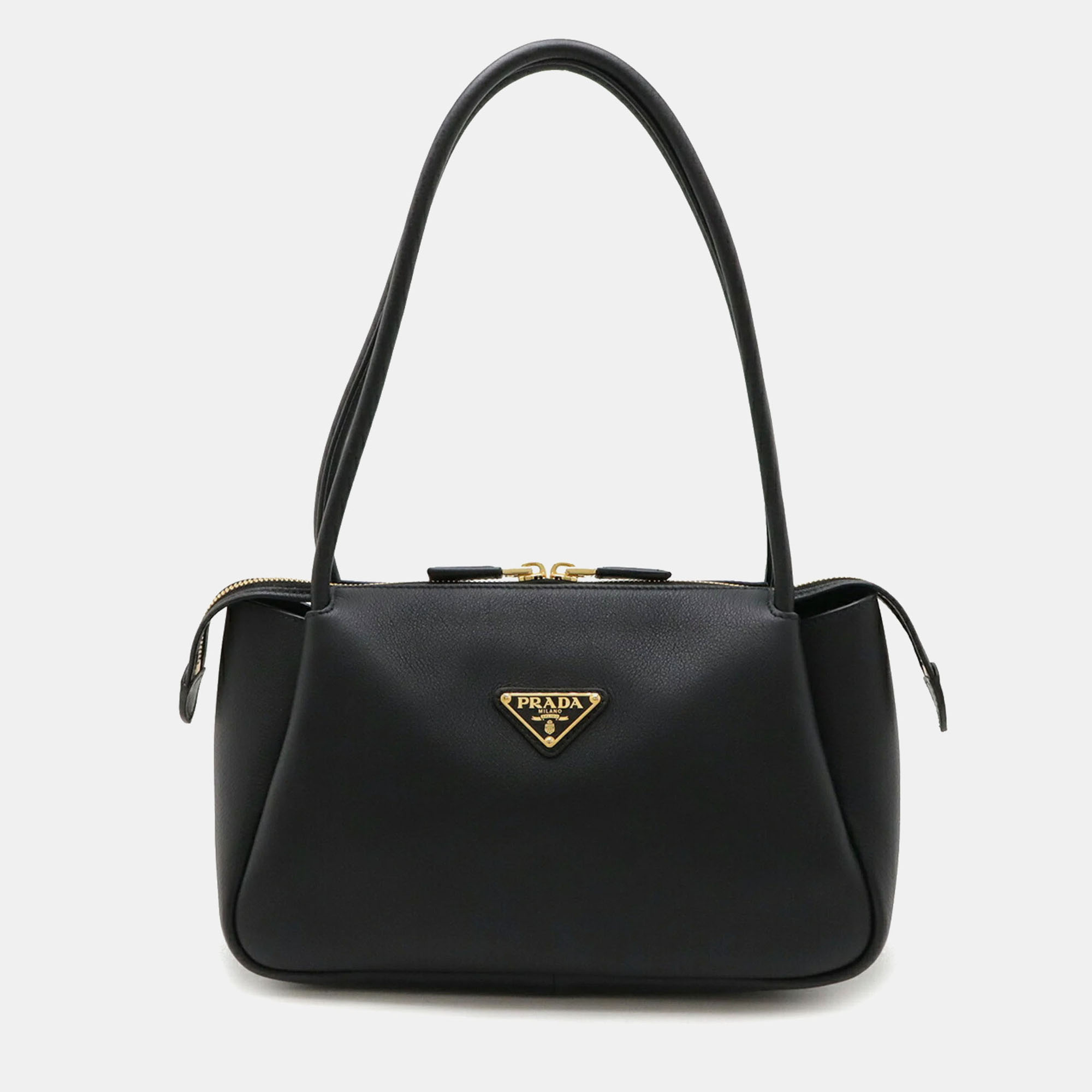 

Prada Soft Grain Leather Nero Black Medium Handbag