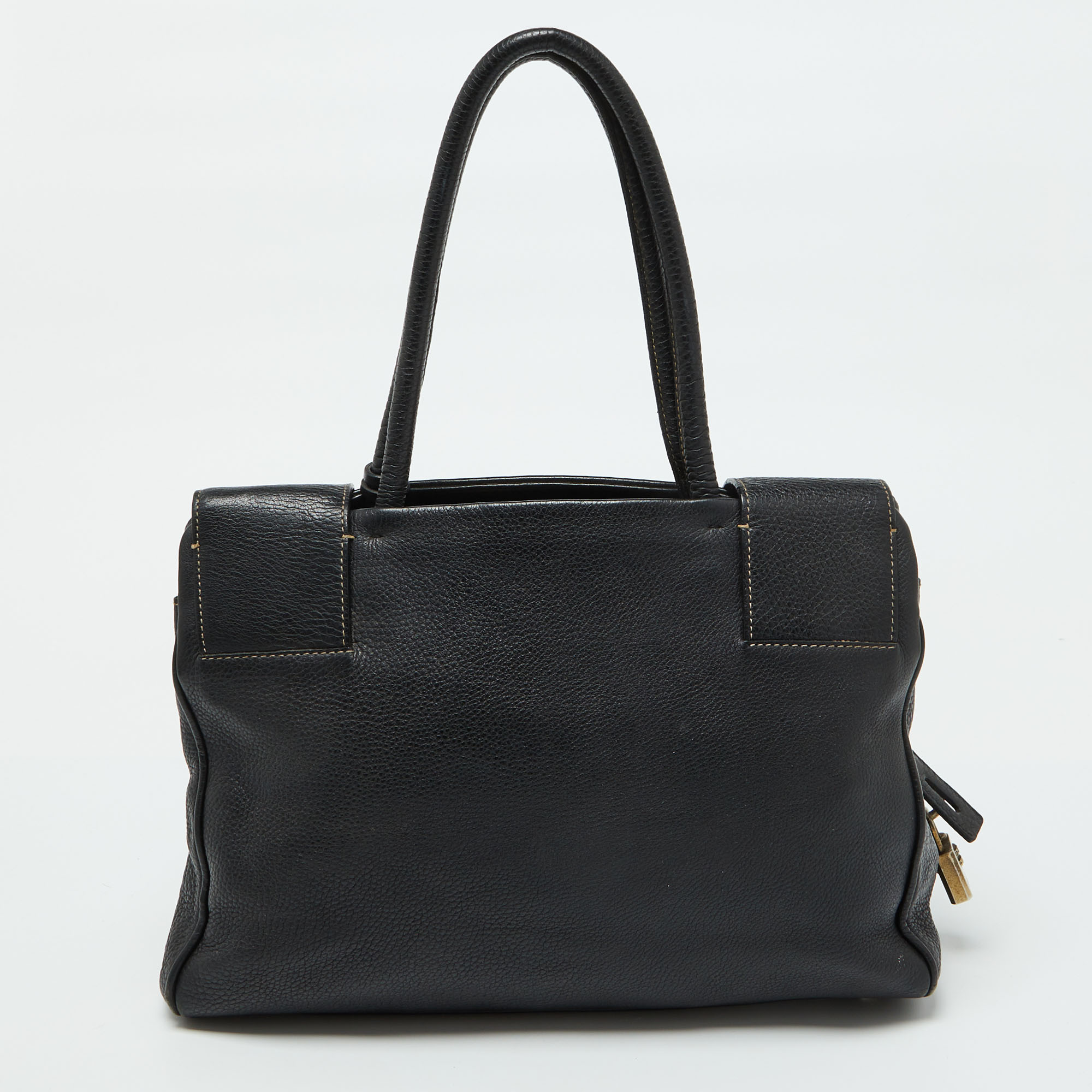 

Prada Black Leather Vintage Satchel