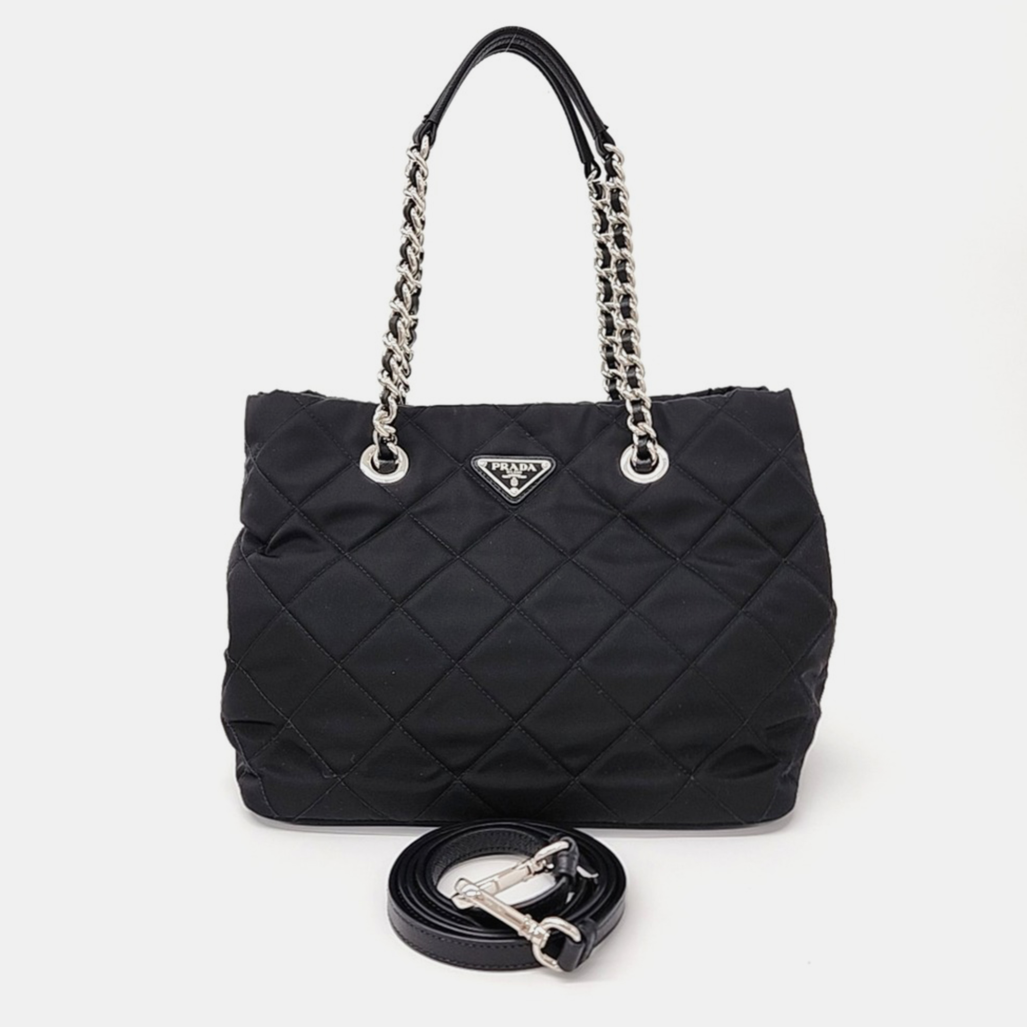 

Prada Black Nylon shoulder bag