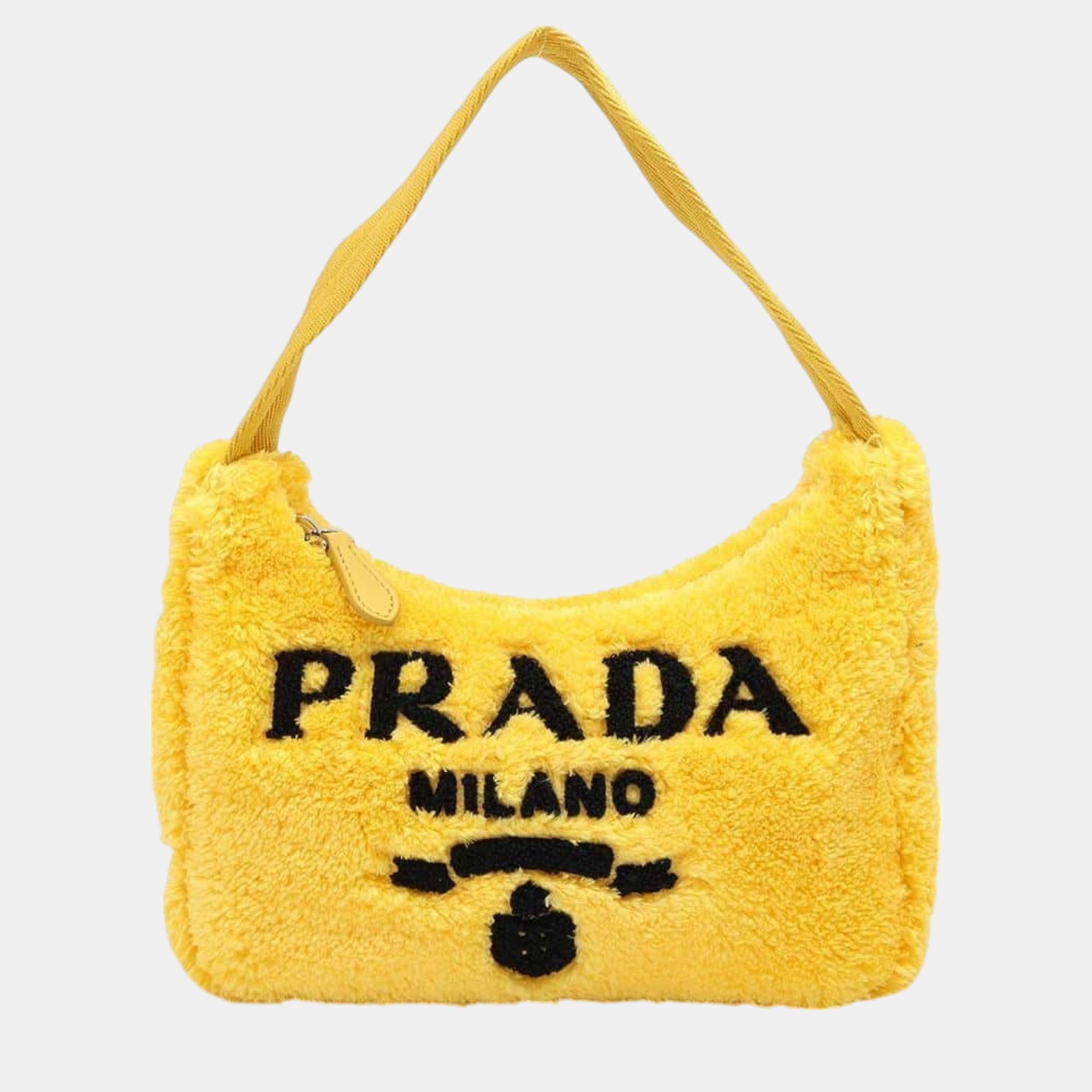 

Prada Re Edition 2000 Terry Bag, Yellow