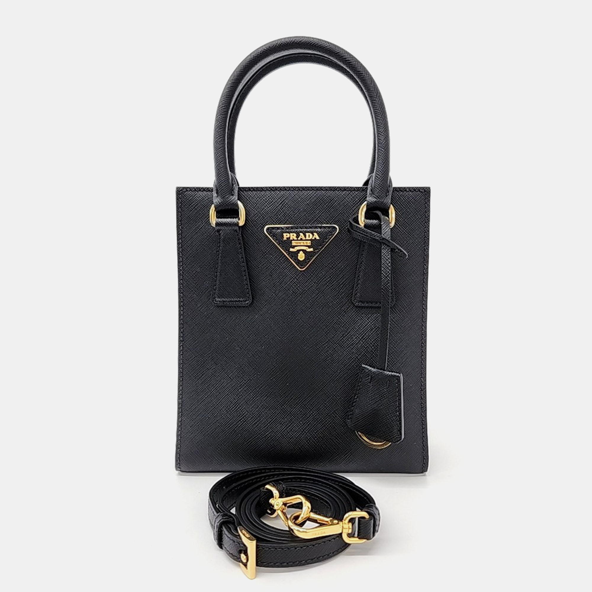 

Prada Black Leather Saffiano Lux Tote bag