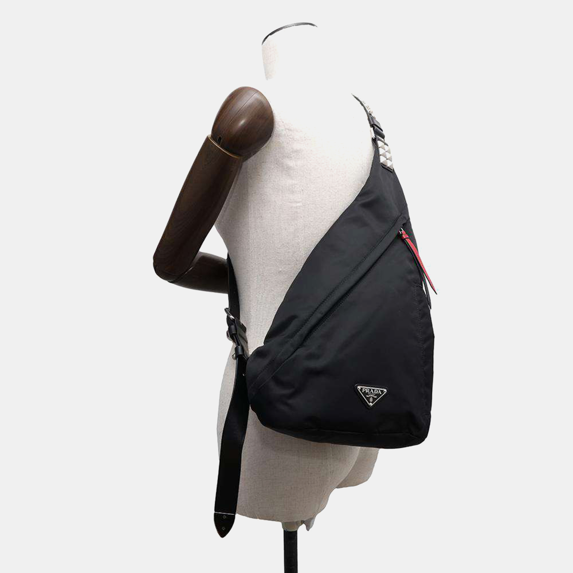 Prada Nylon Crossbody Bag Black Nylon 