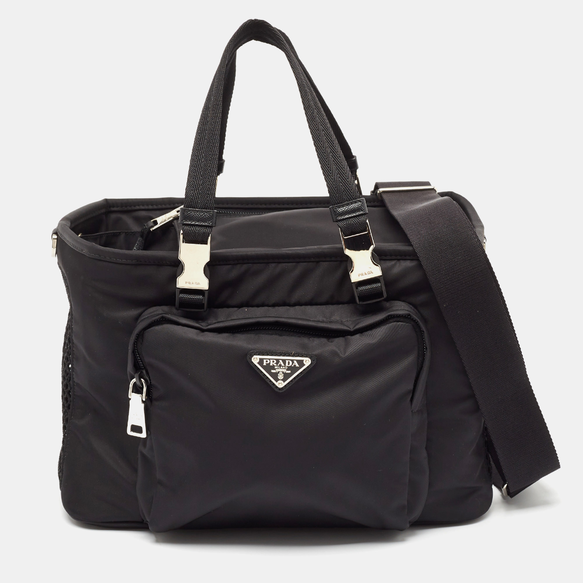 

Prada Black Re-Nylon Pet Bag