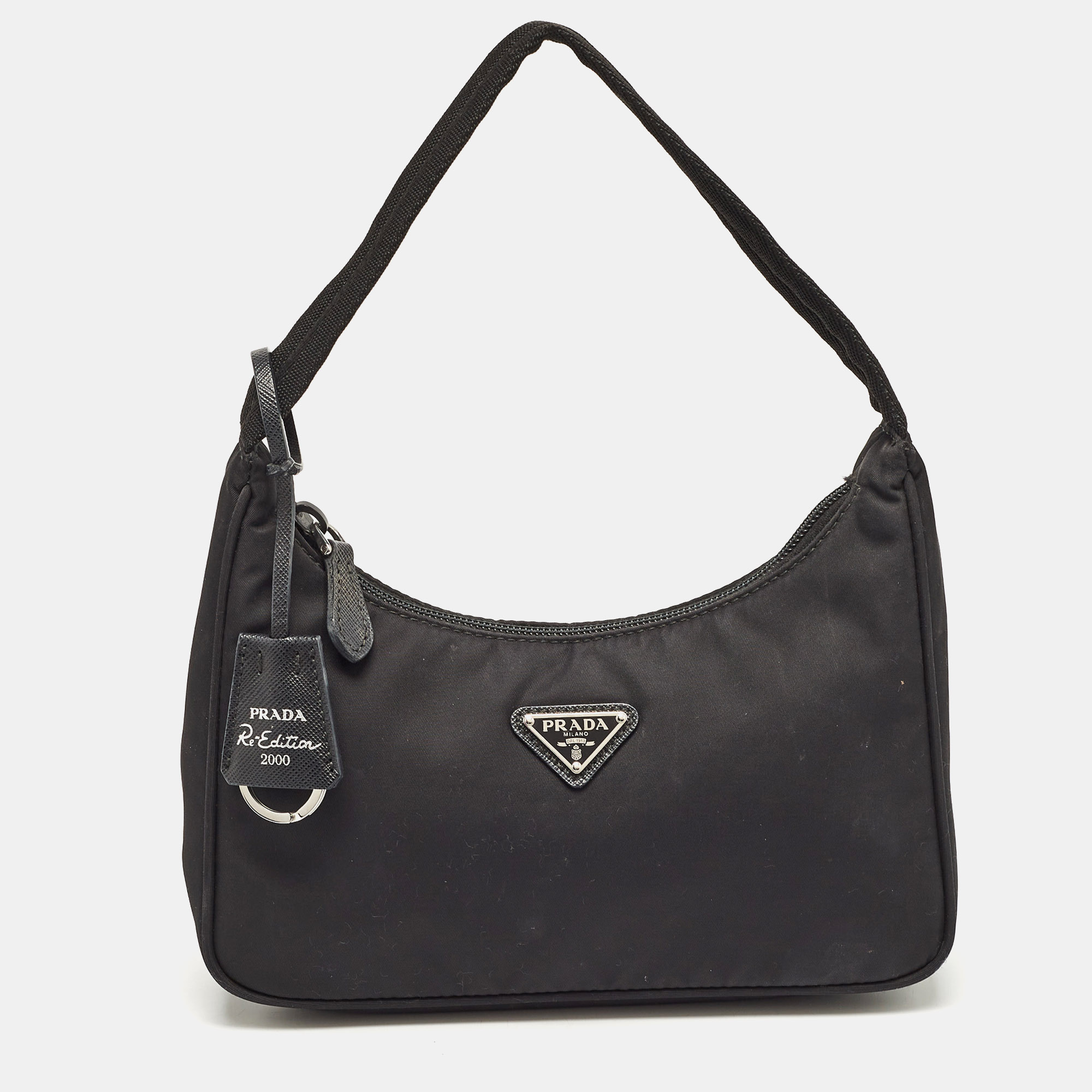 

Prada Black Nylon Re-Edition 2000 Bag