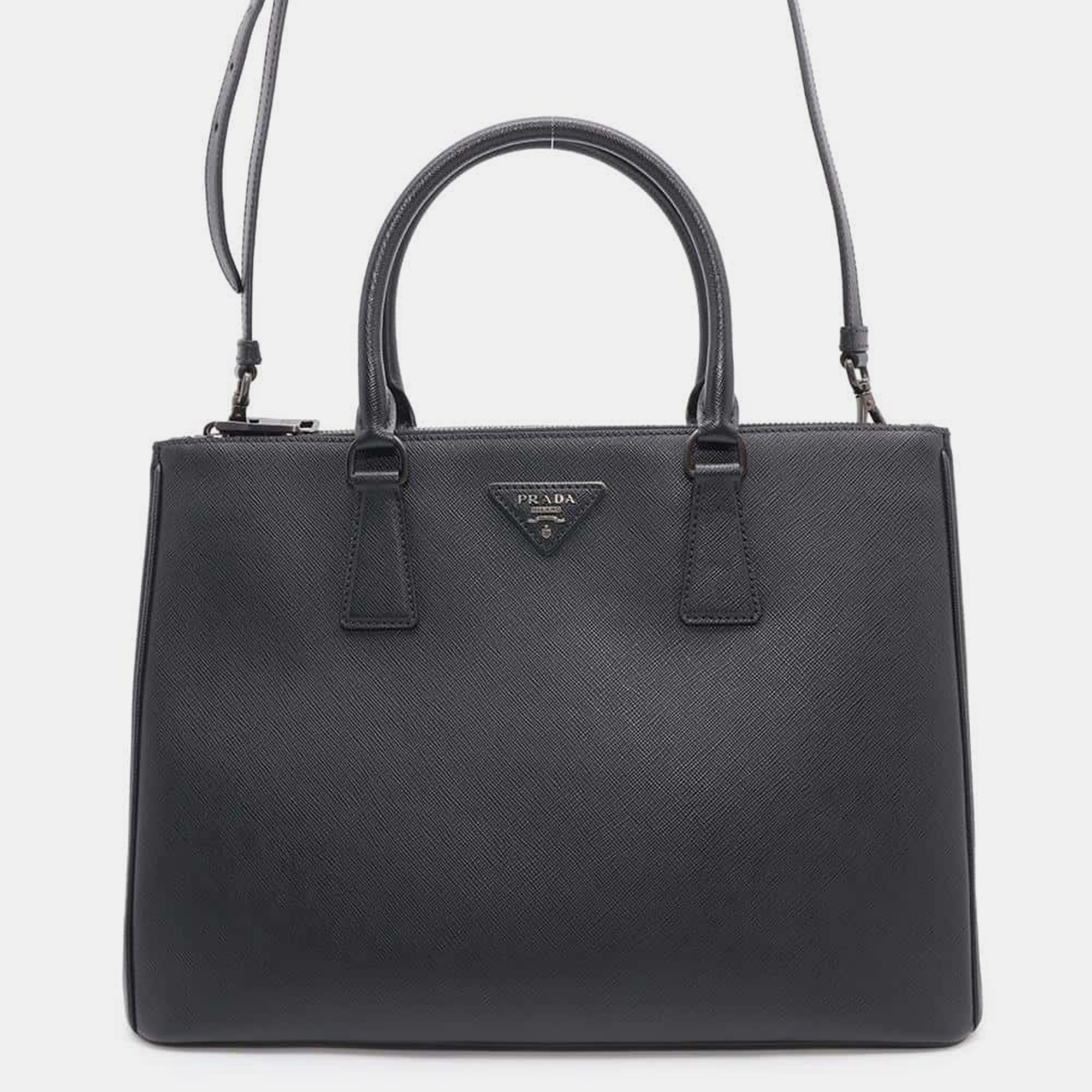 

Prada Galleria 2Way Handbag Black Leather