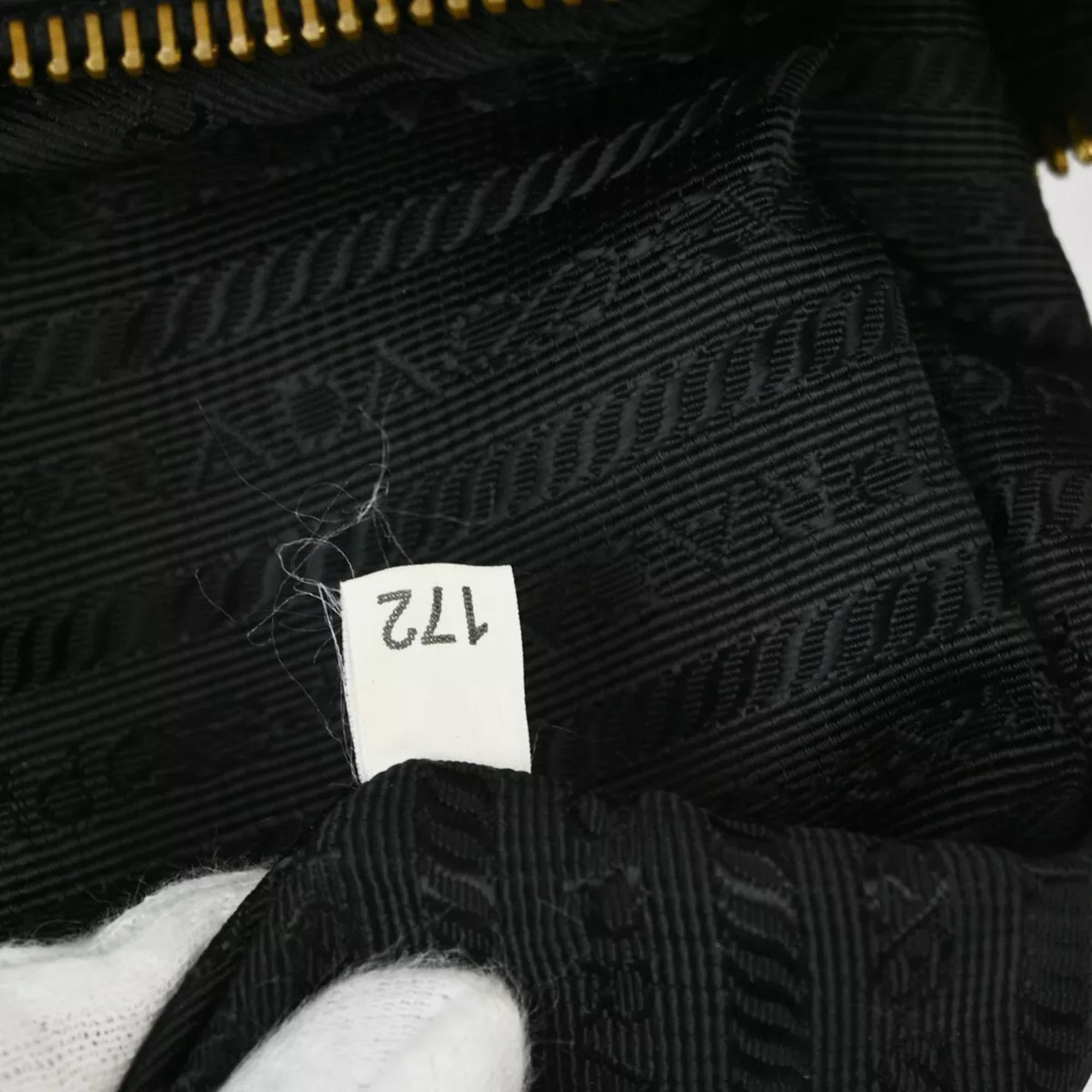 Prada Black Nylon Shoulder Bag 