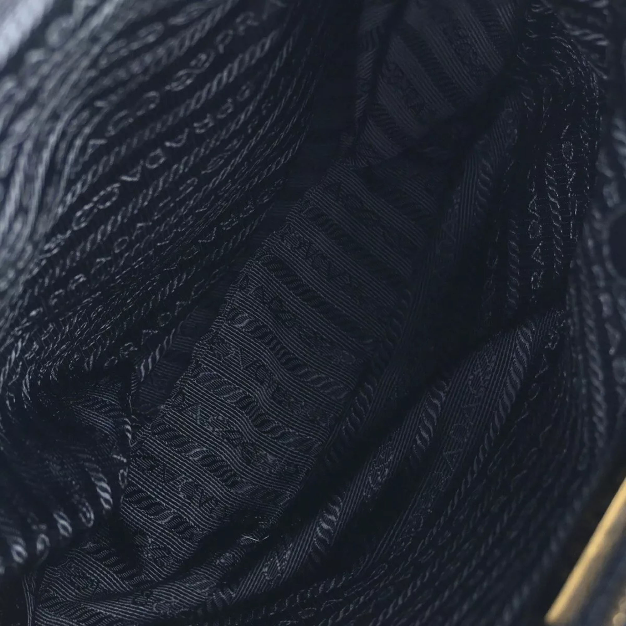 Prada Black Nylon Shoulder Bag 
