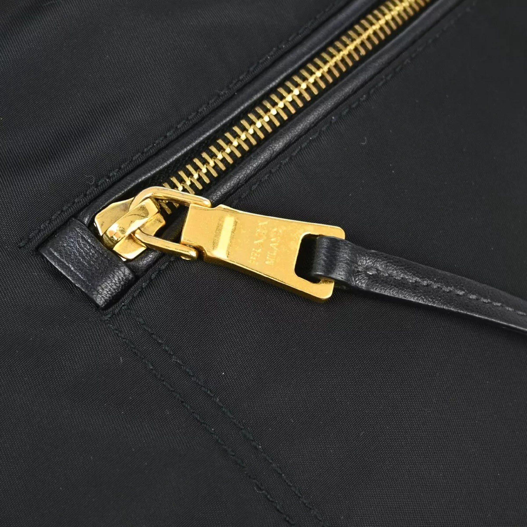 Prada Black Nylon Shoulder Bag 