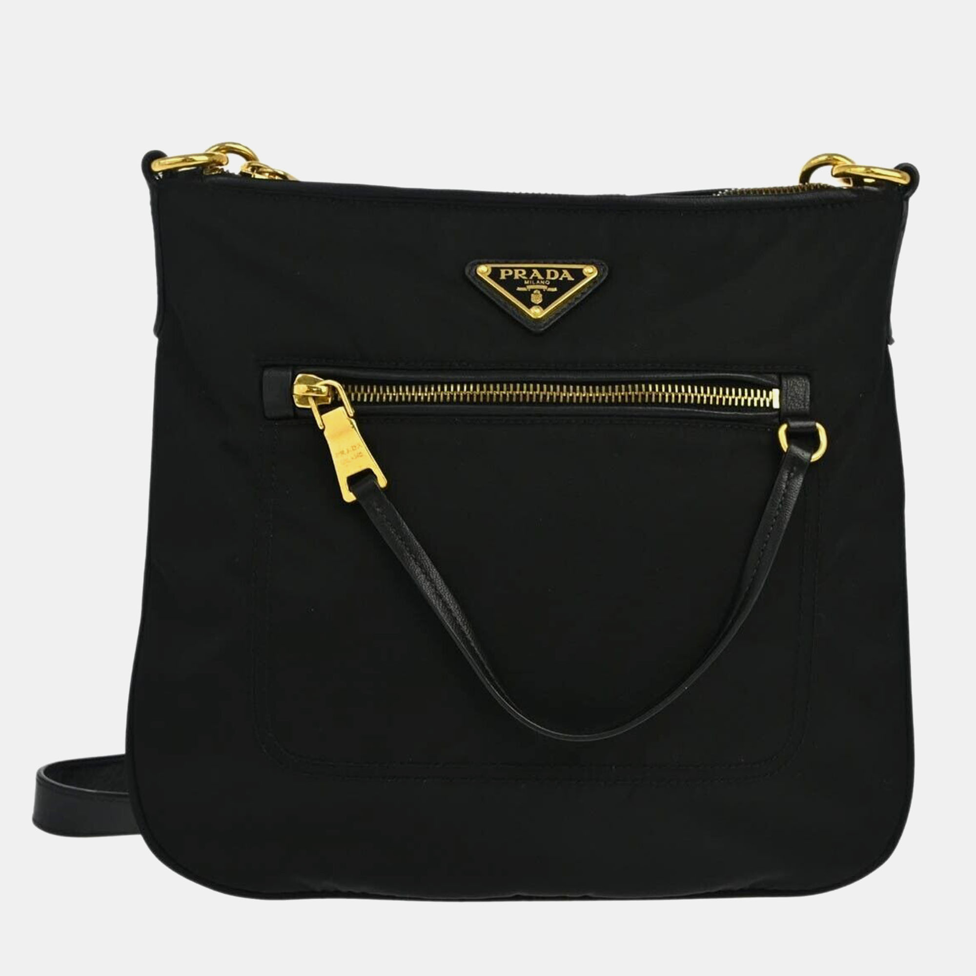 

Prada Black Nylon Shoulder Bag