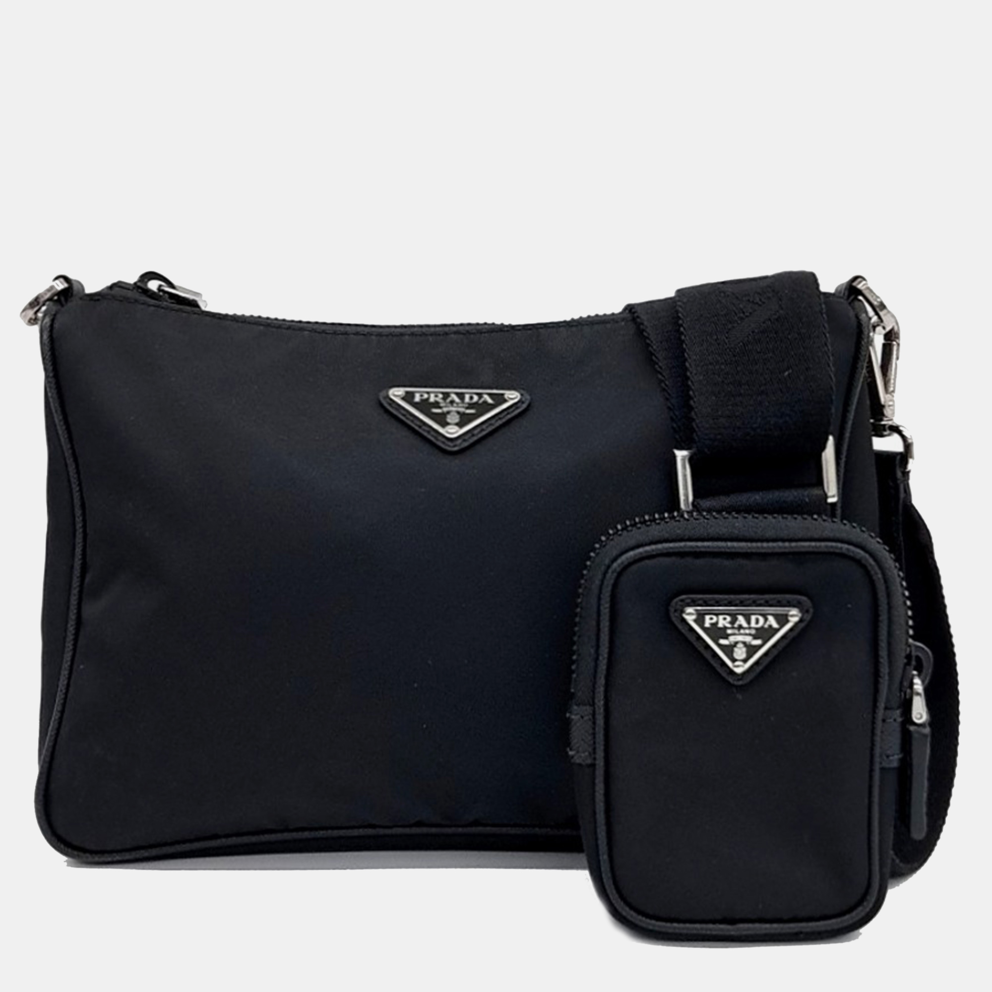 

Prada Black Nylon Crossbody Bag