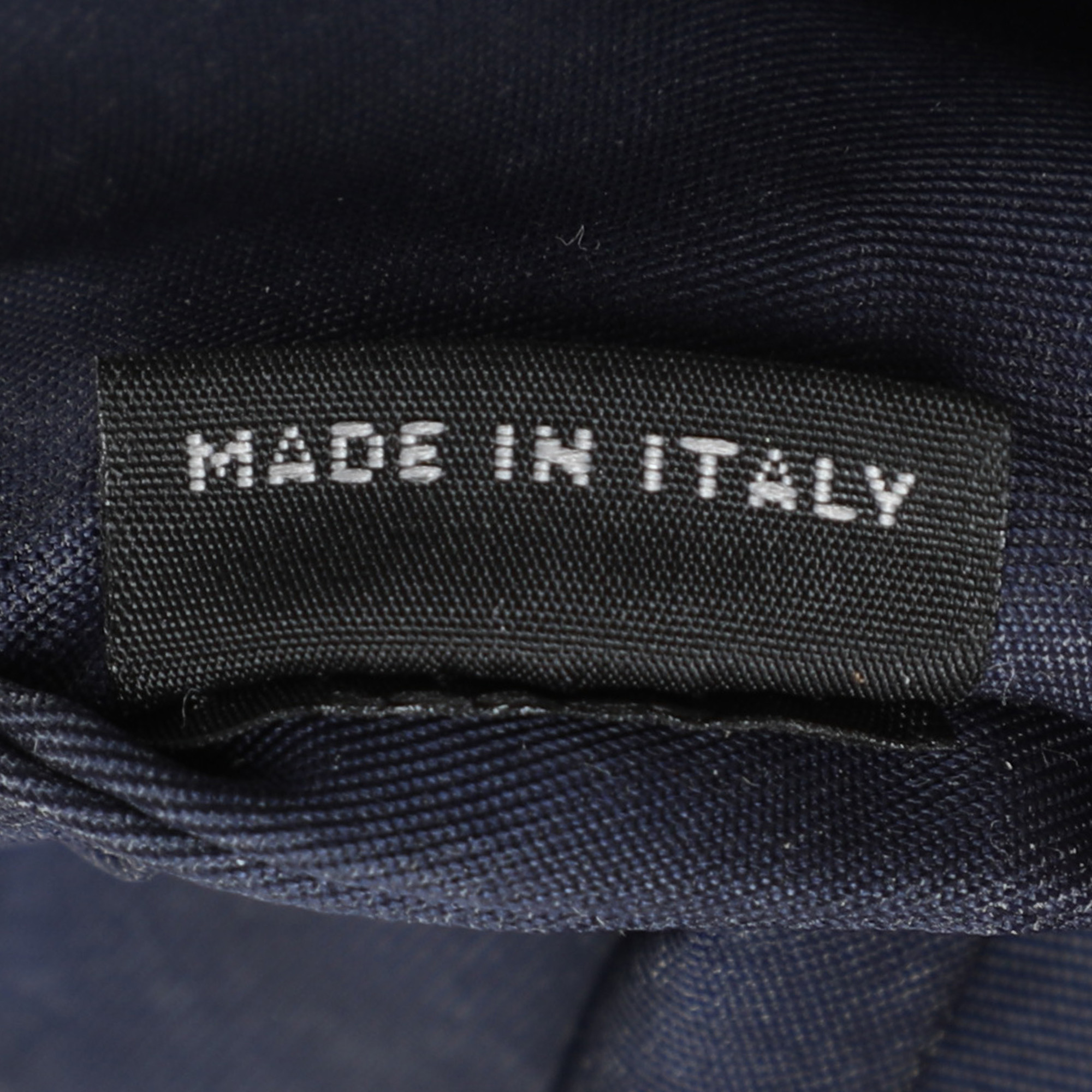 Prada Navy Blue Nylon Top Zip Tote 