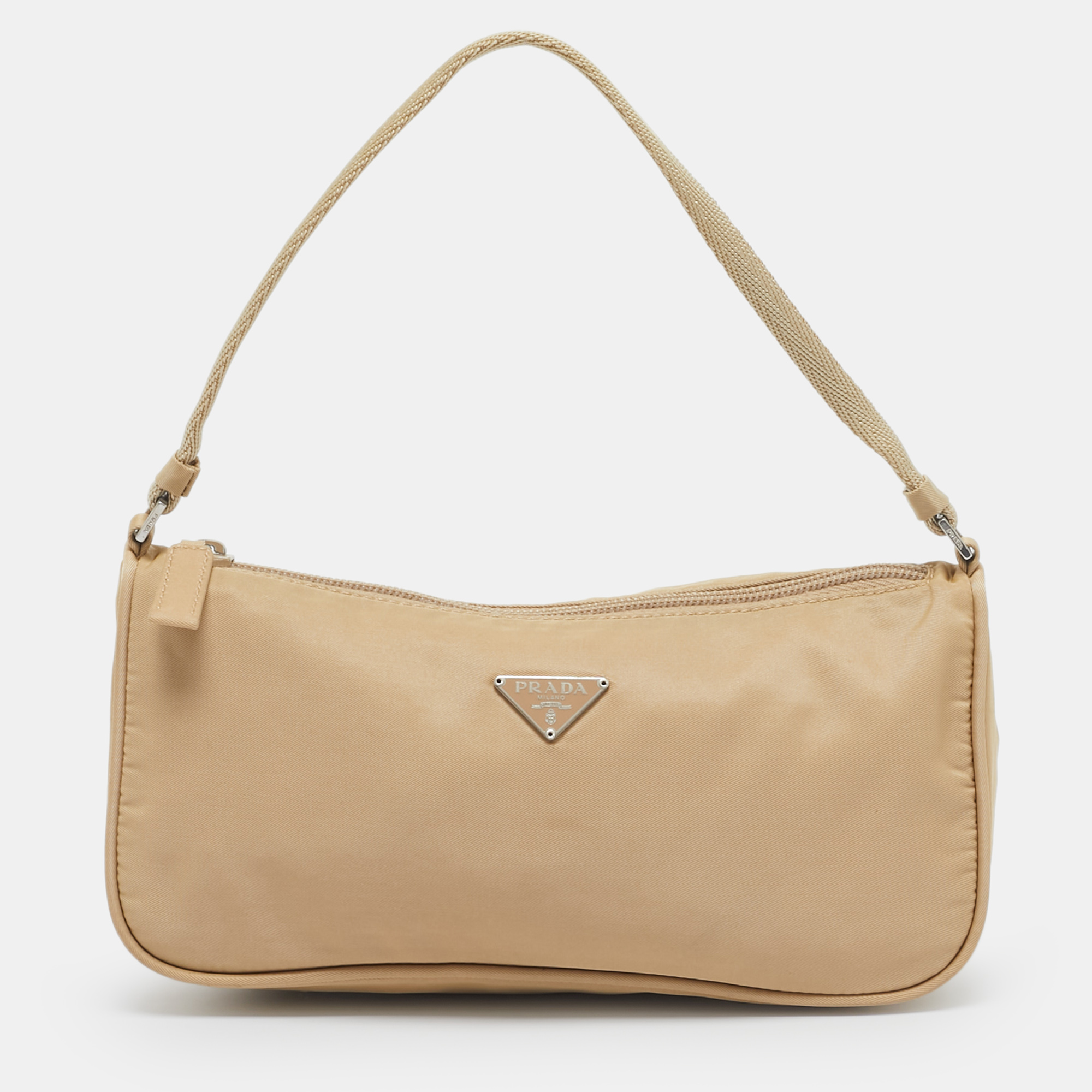 

Prada Beige Nylon Pochette