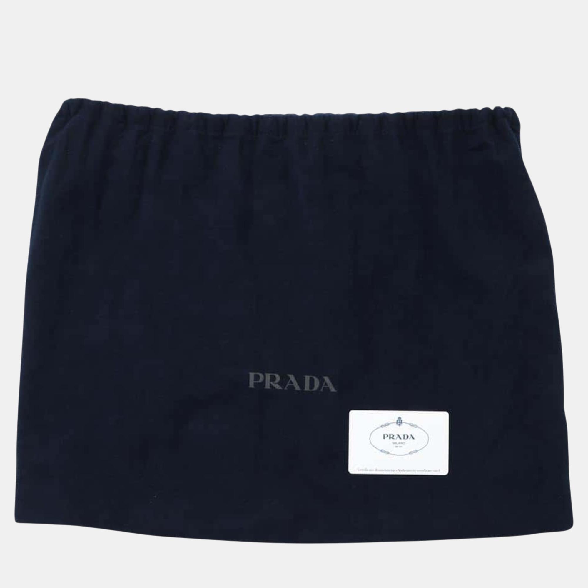Prada Navy Nylon Crossbody Bag 