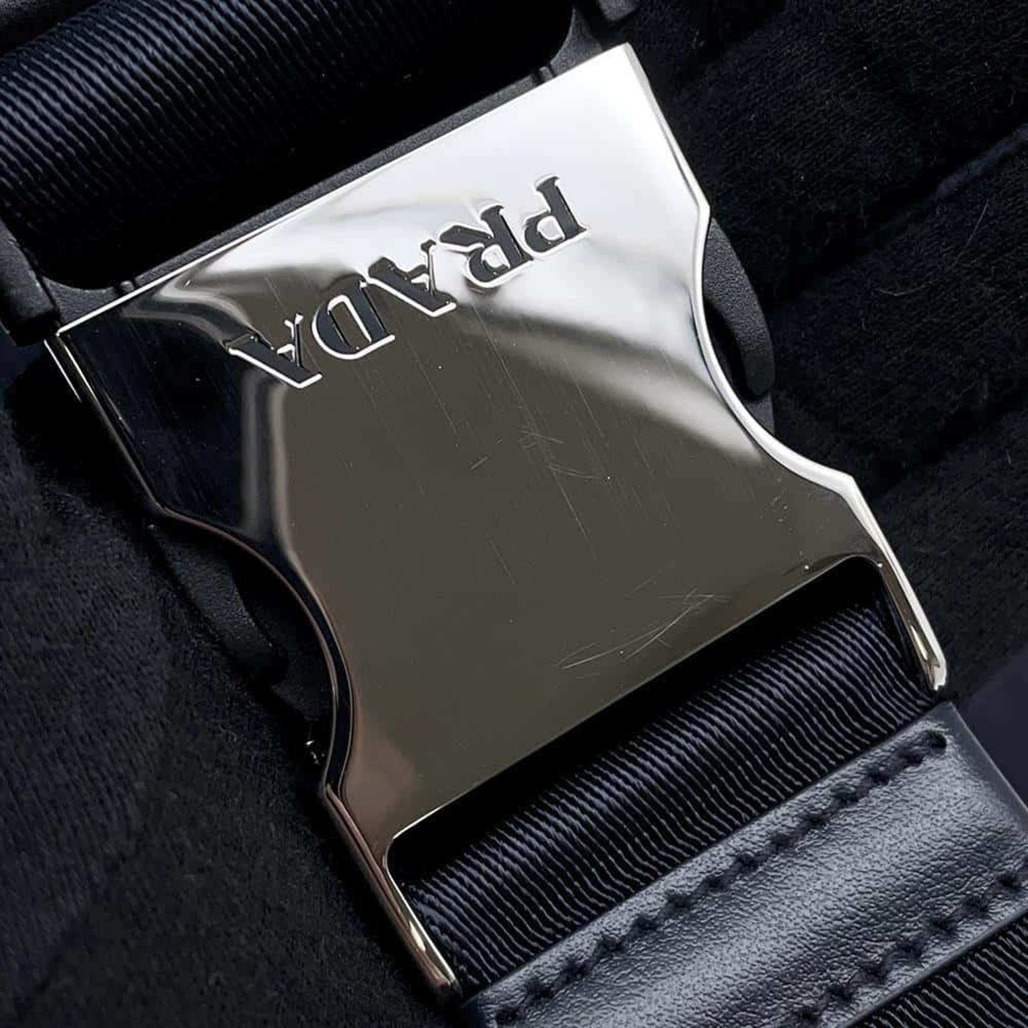 Prada Navy Nylon Crossbody Bag 