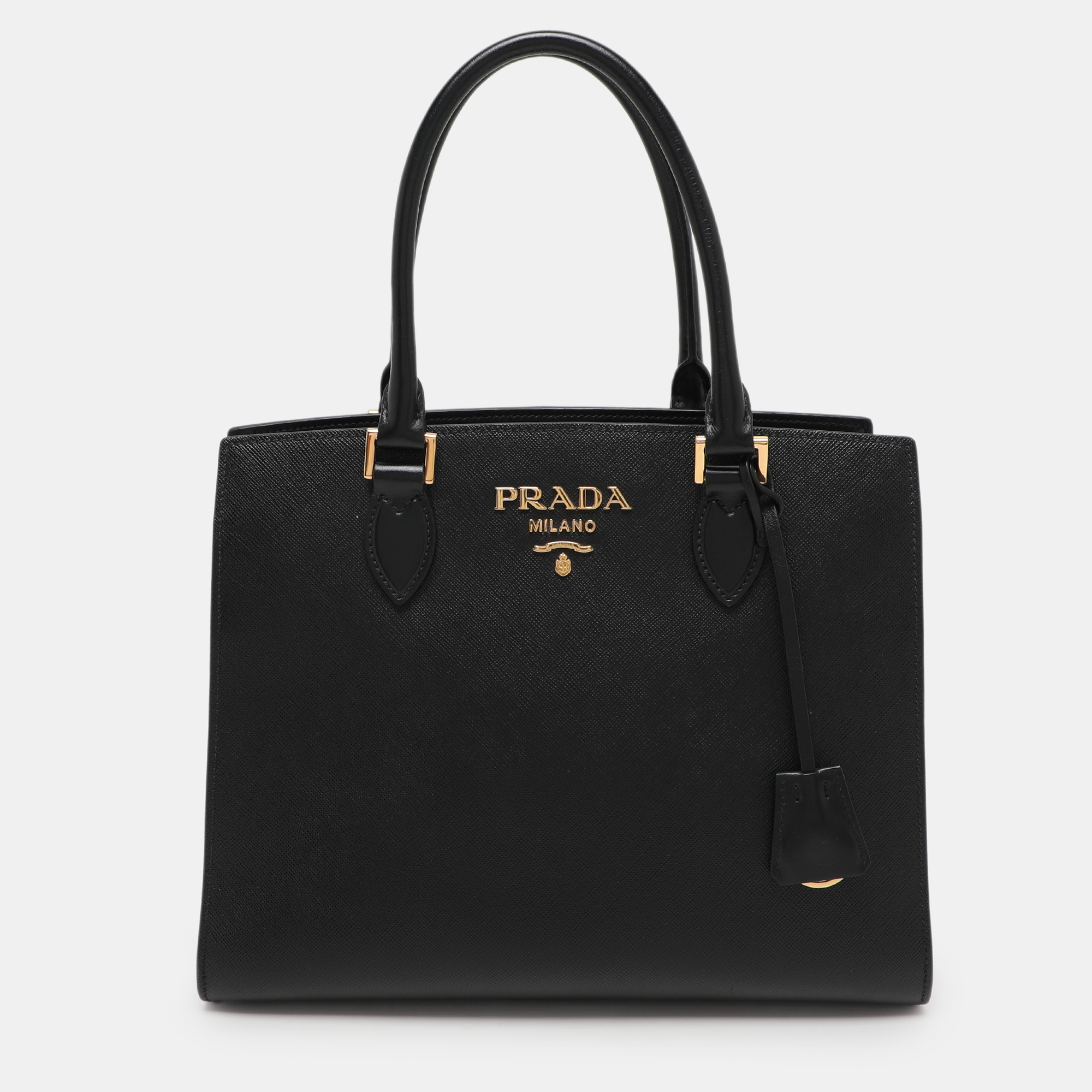 

Prada Black Saffiano Soft Leather Tote