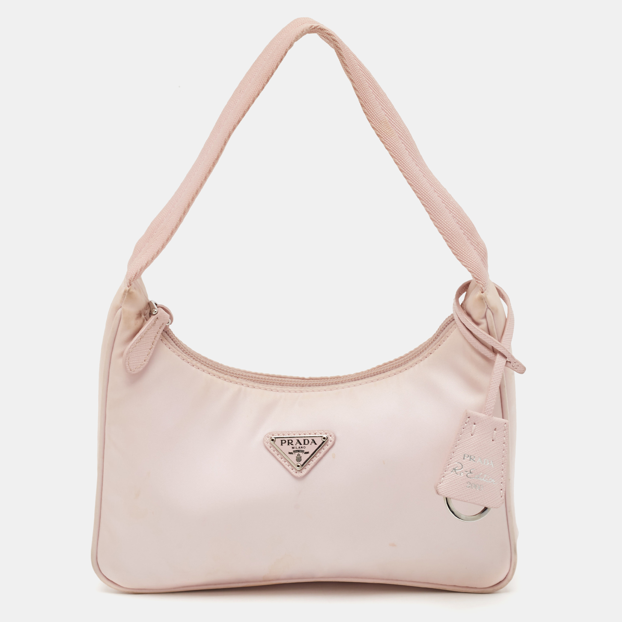 

Prada Light Pink Nylon Re-Edition 2000 Shoulder Bag