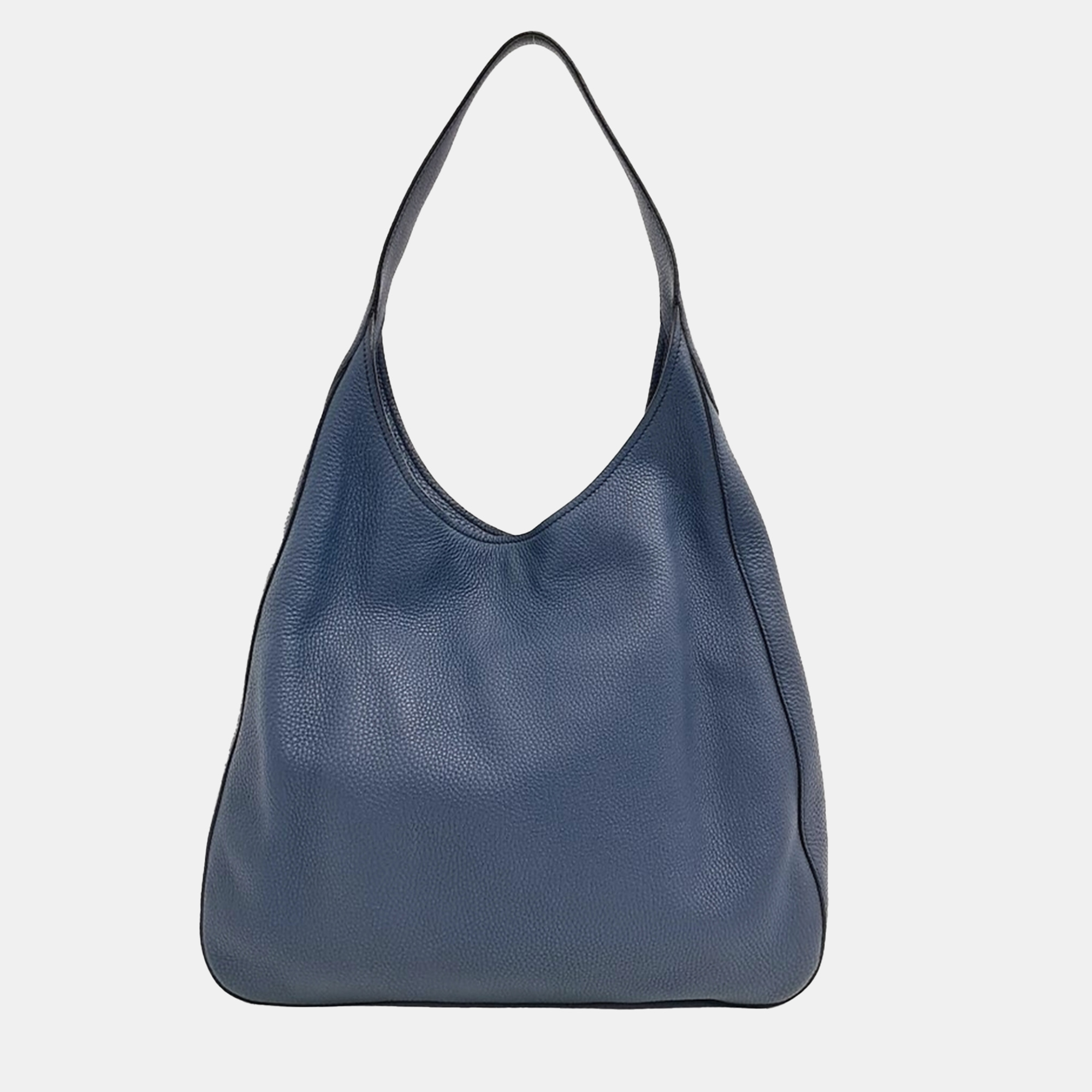 

Prada Blue Leather Vitello Dino Shoulder Bag