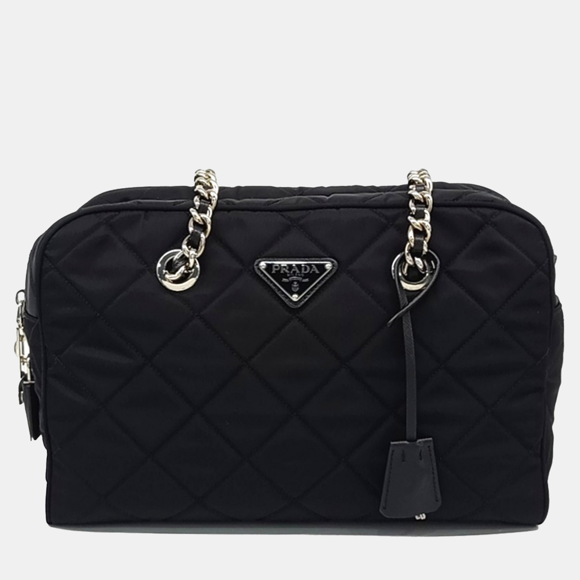 

Prada fabric shoulder bag, Black