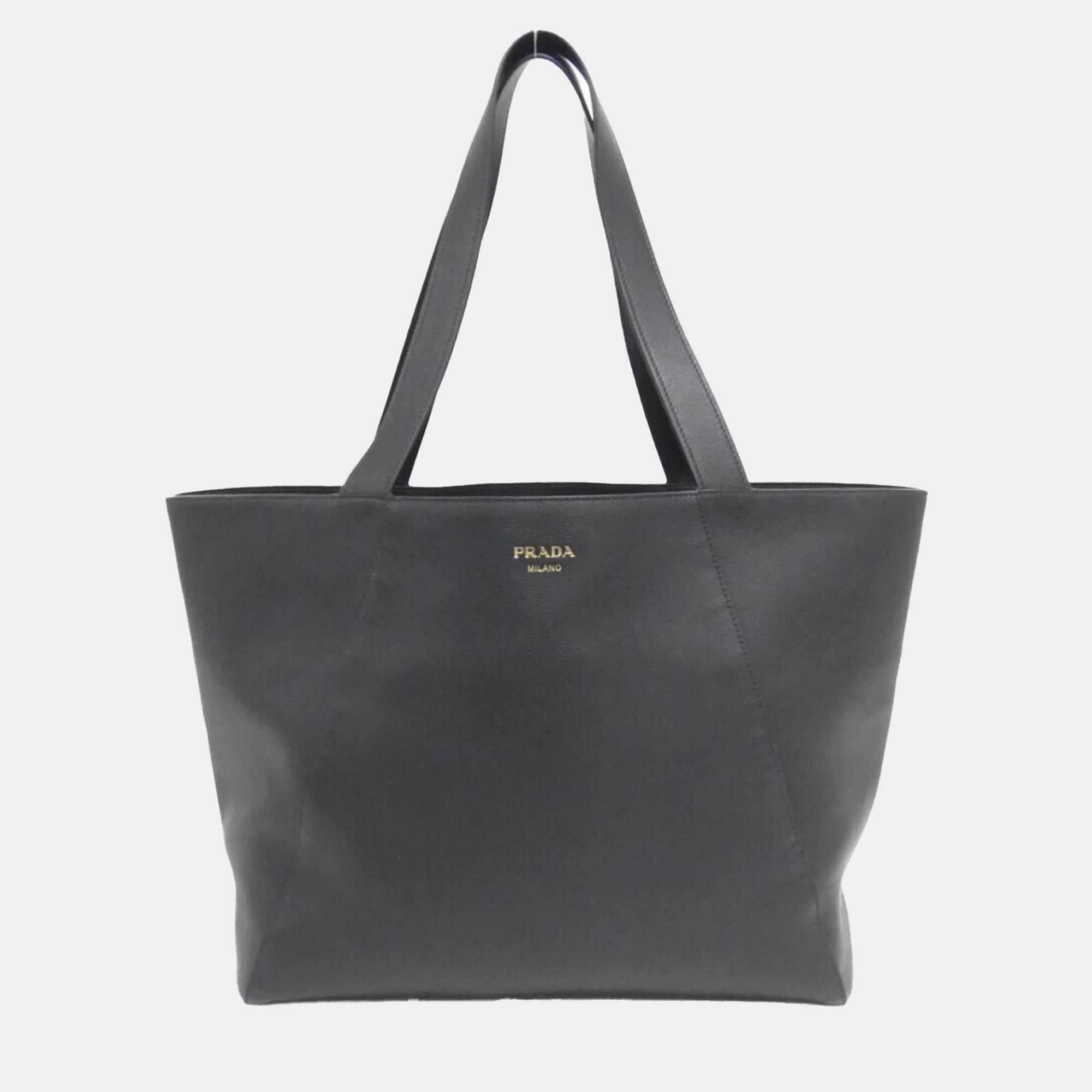 

Prada Black Leather Tote Bag