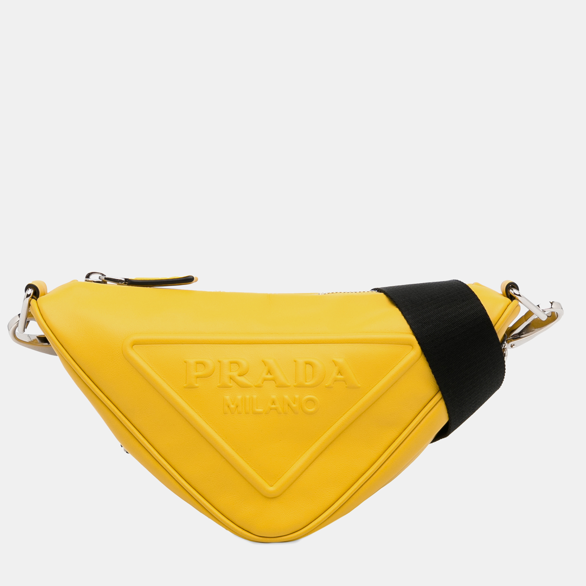 

Prada Yellow Grace Lux Triangle Crossbody