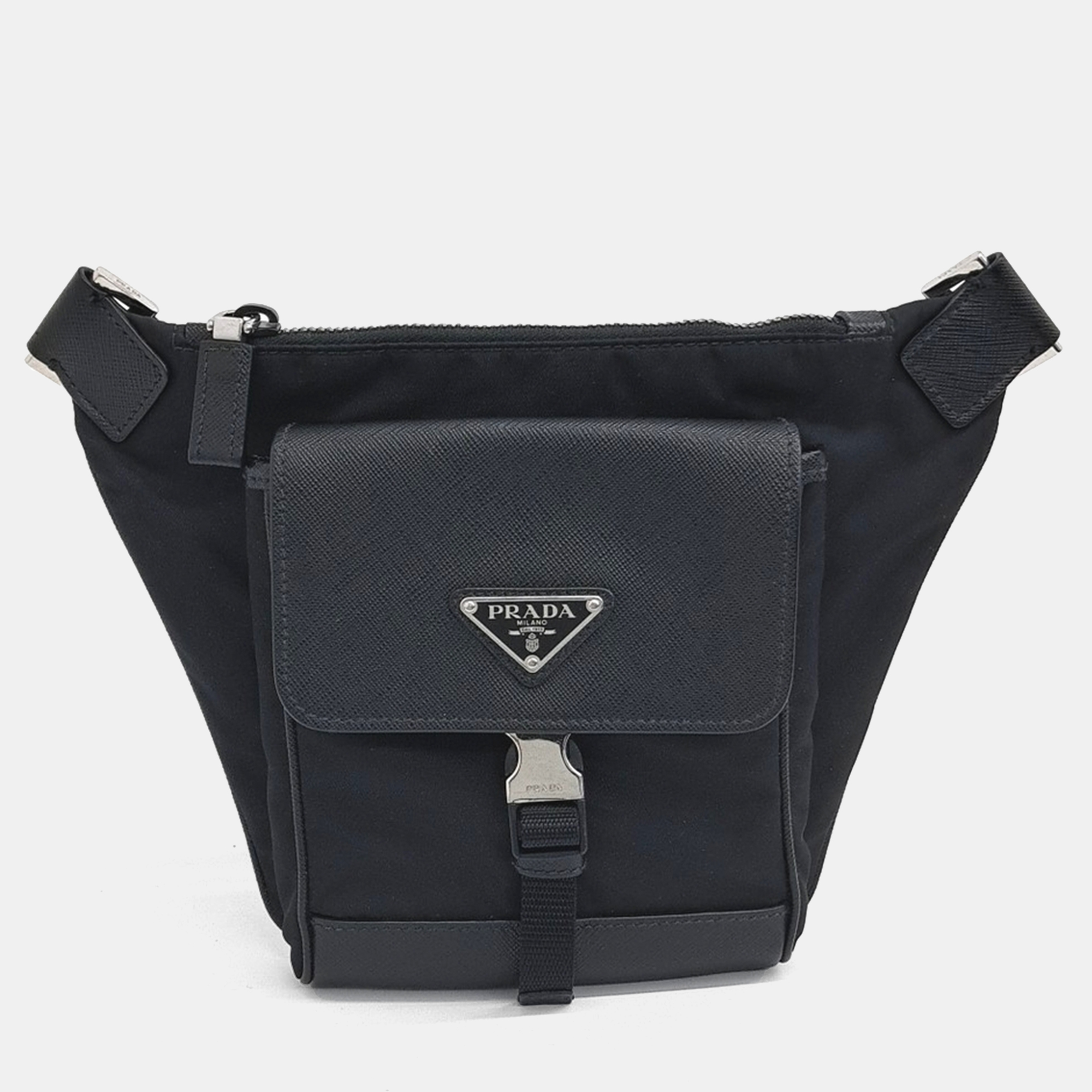 

Prada Black Re-Nylon Shoulder Bag
