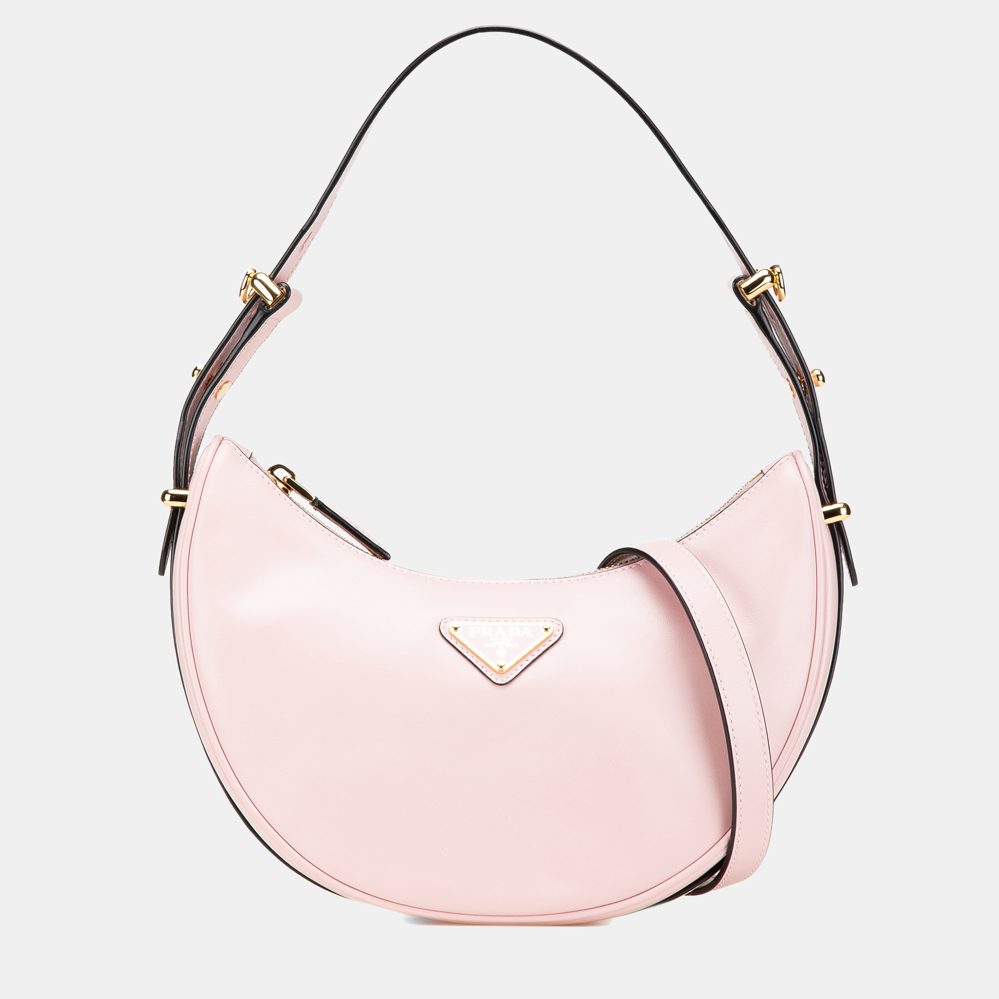 

Prada Pink Small Calfskin Arque Satchel