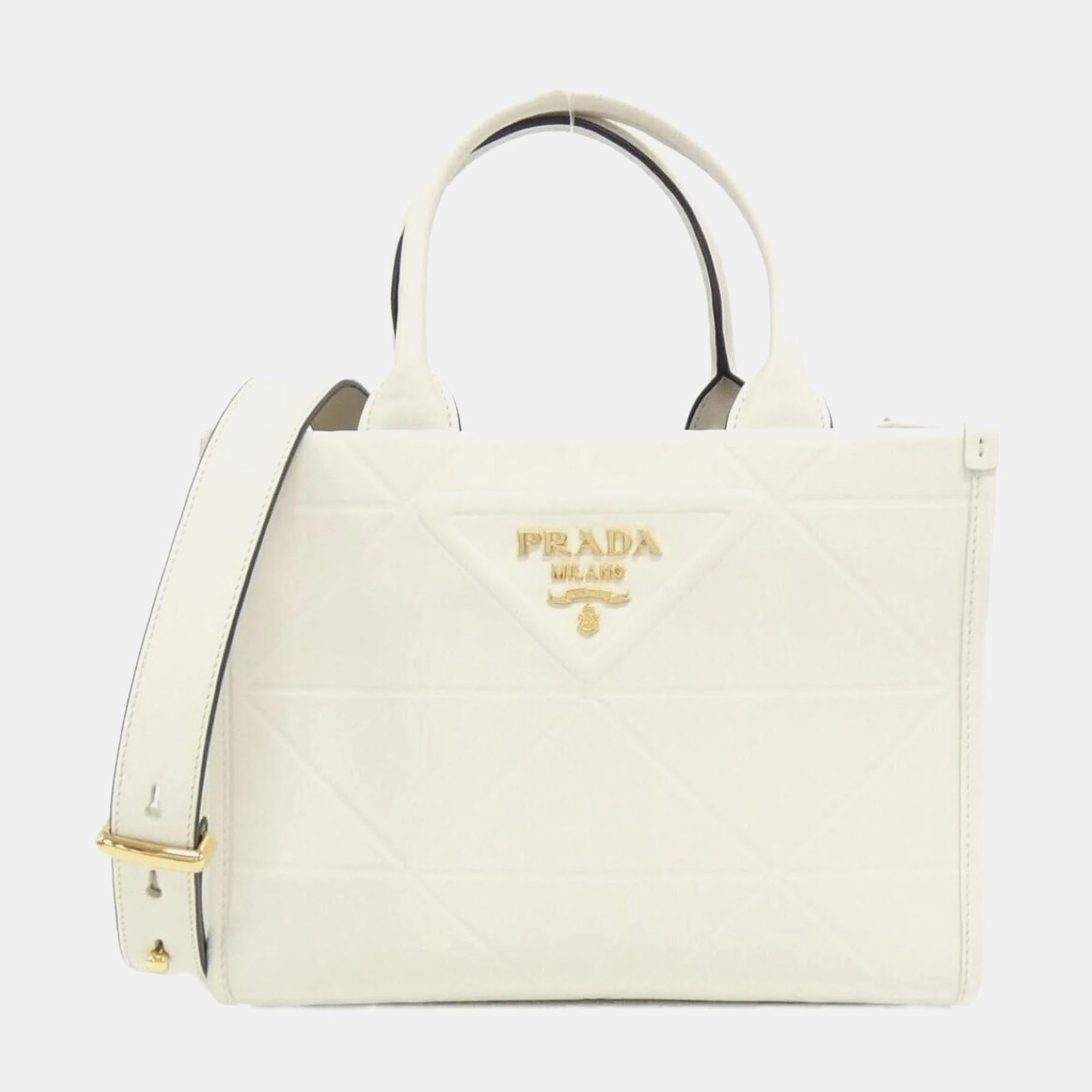 

Prada Bianco Handbag, White