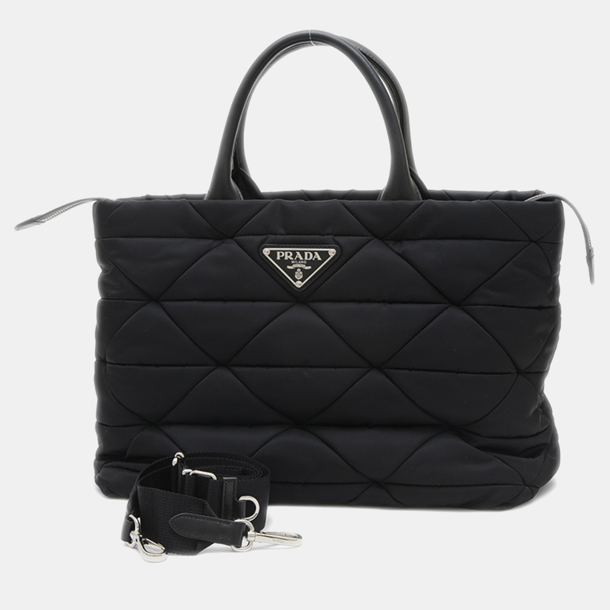 

Prada Re-Nylon Small Padded Bag Shoulder Nylon Black