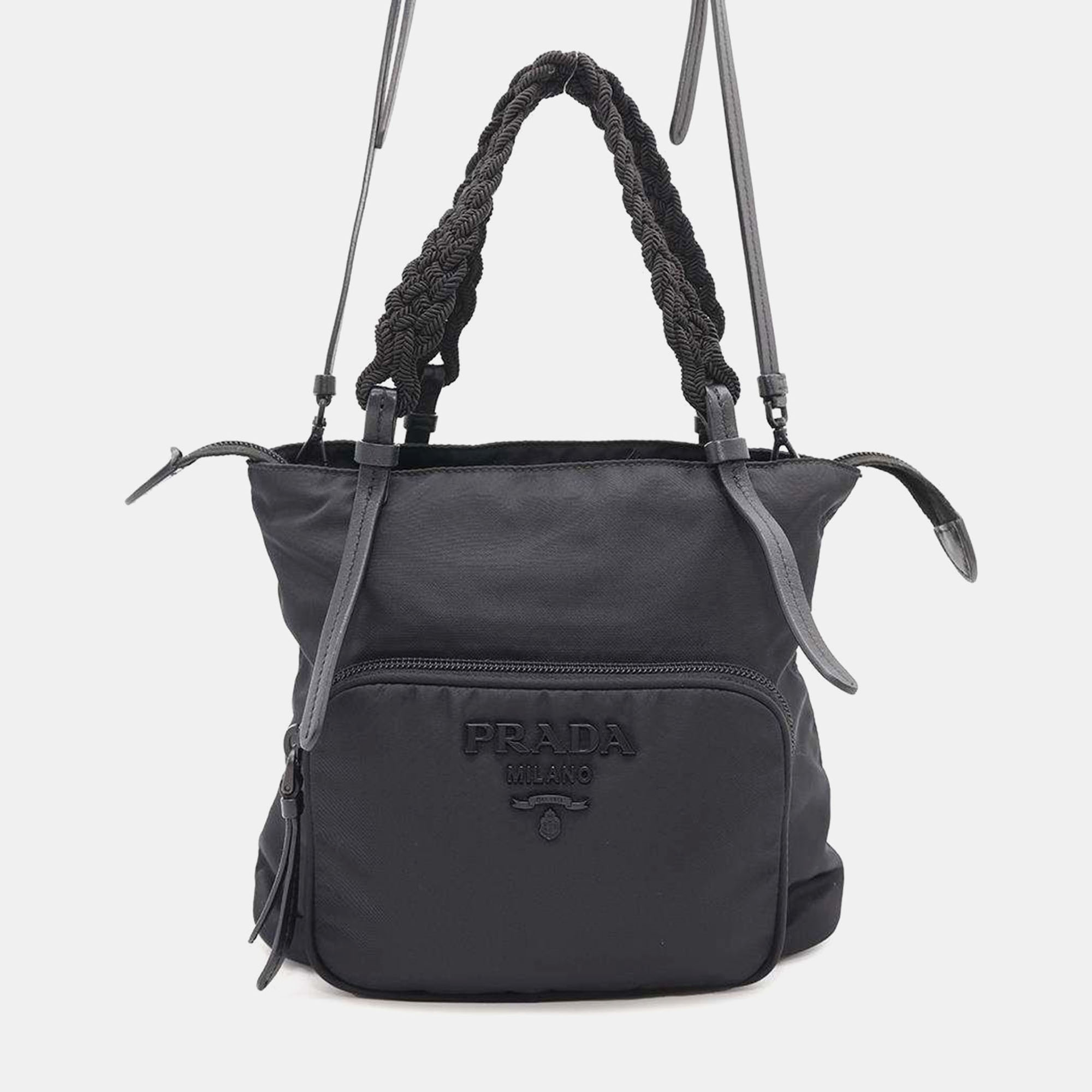 

Prada Black Nylon Shoulder Bag