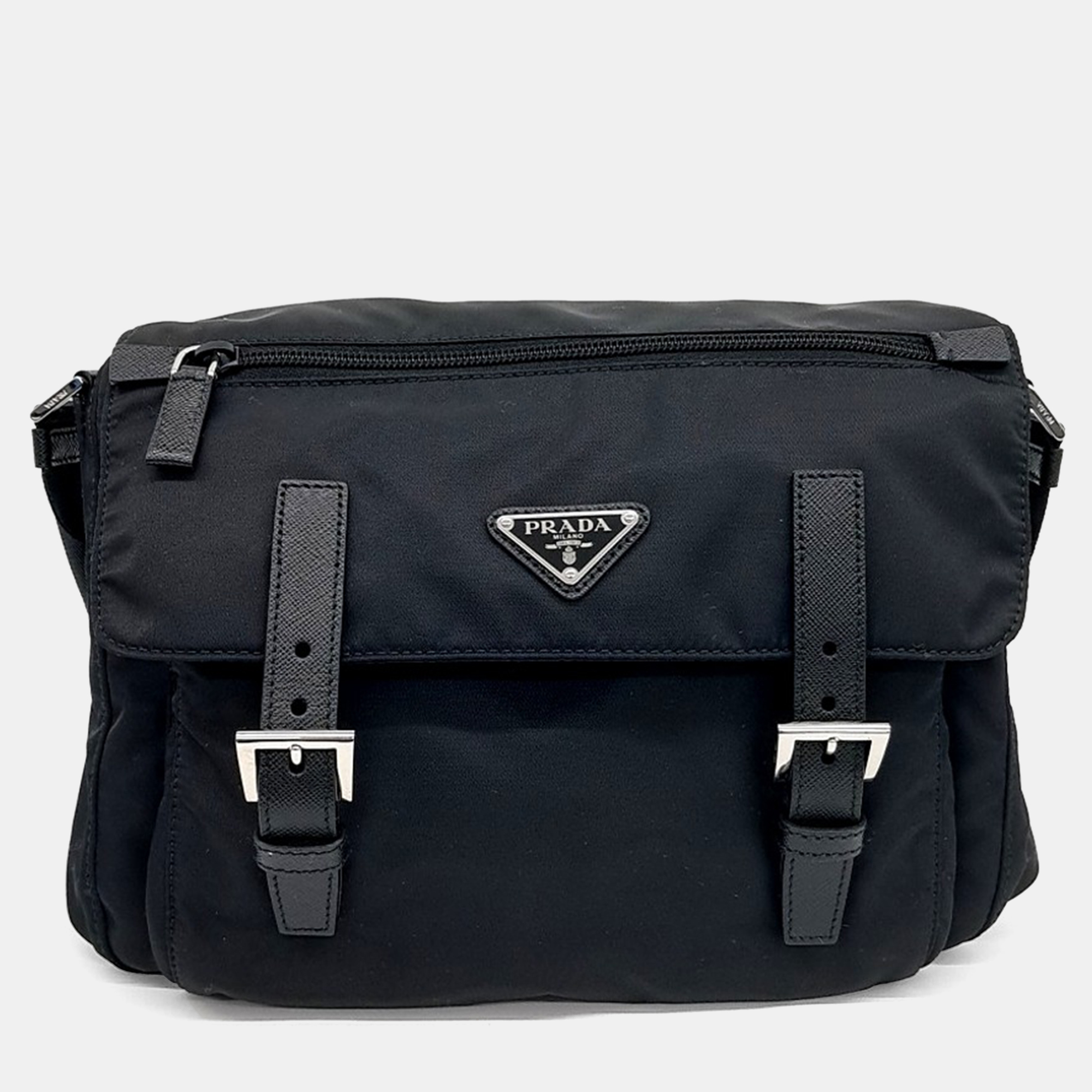 

Prada Black Nylon Re-Nylon Crossbody Bag