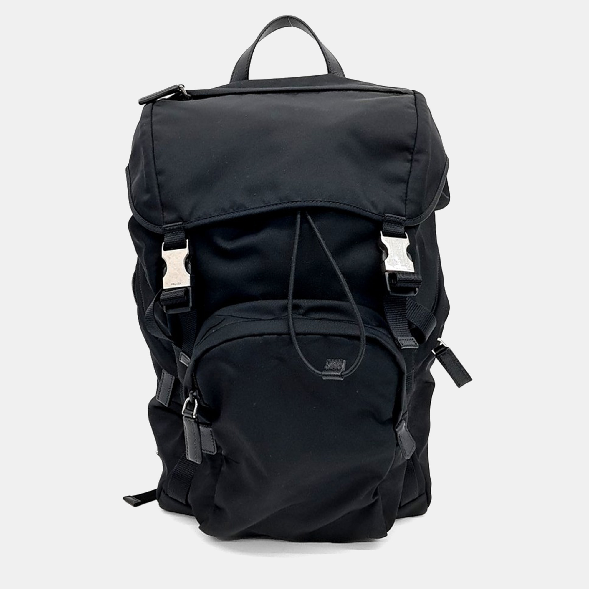 

Prada Black Nylon fabric backpack