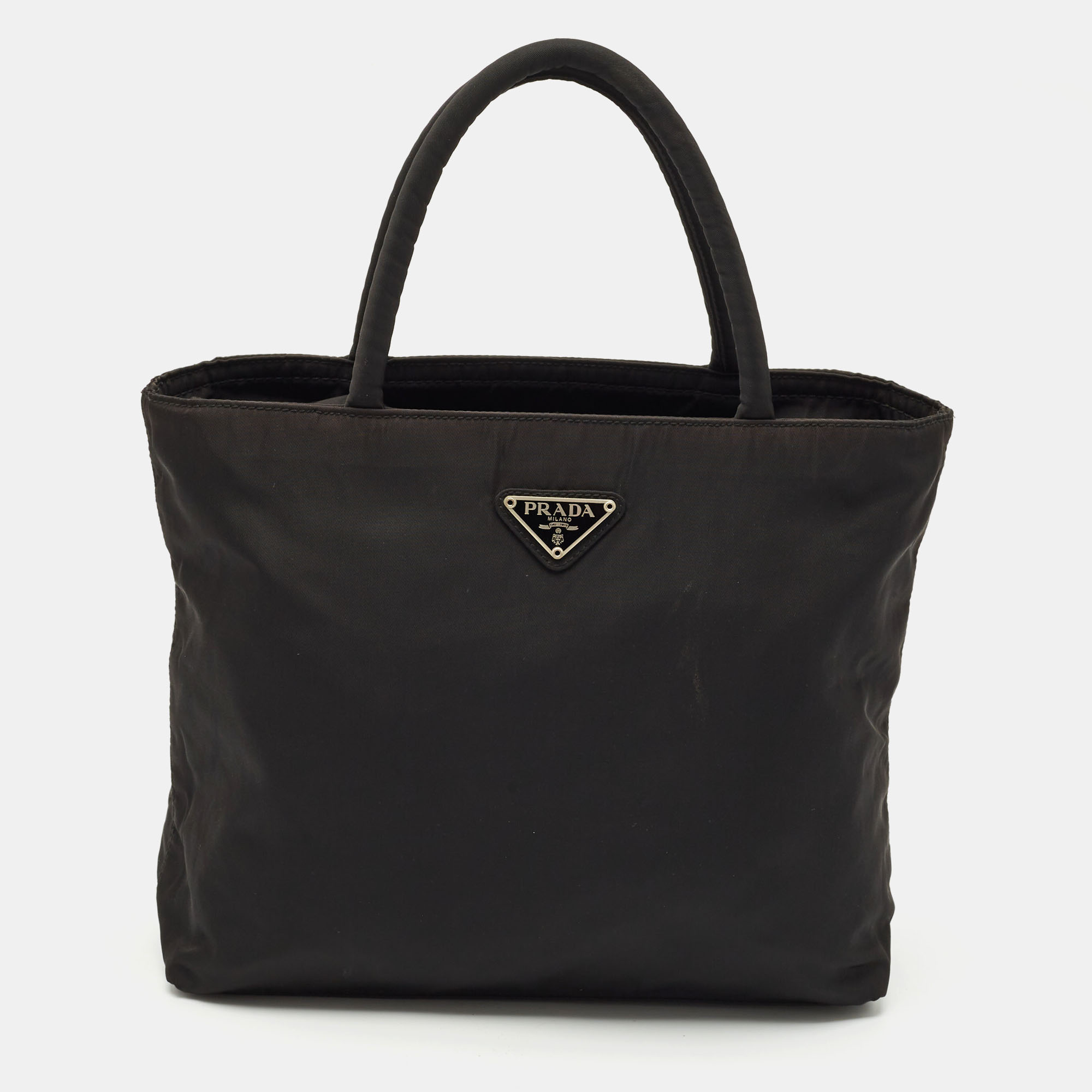 

Prada Black Tessuto City Zip Tote