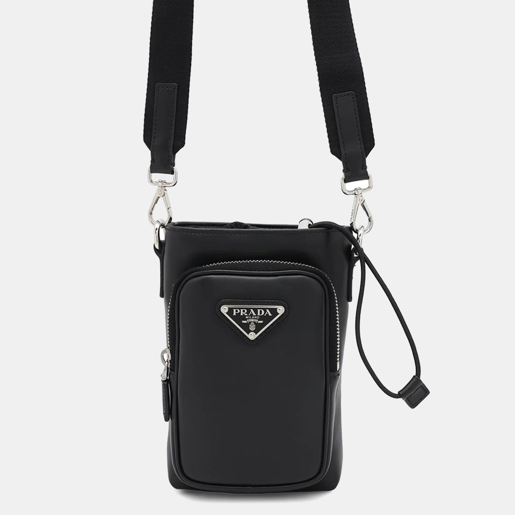 

Prada Black Leather Smartphone Case