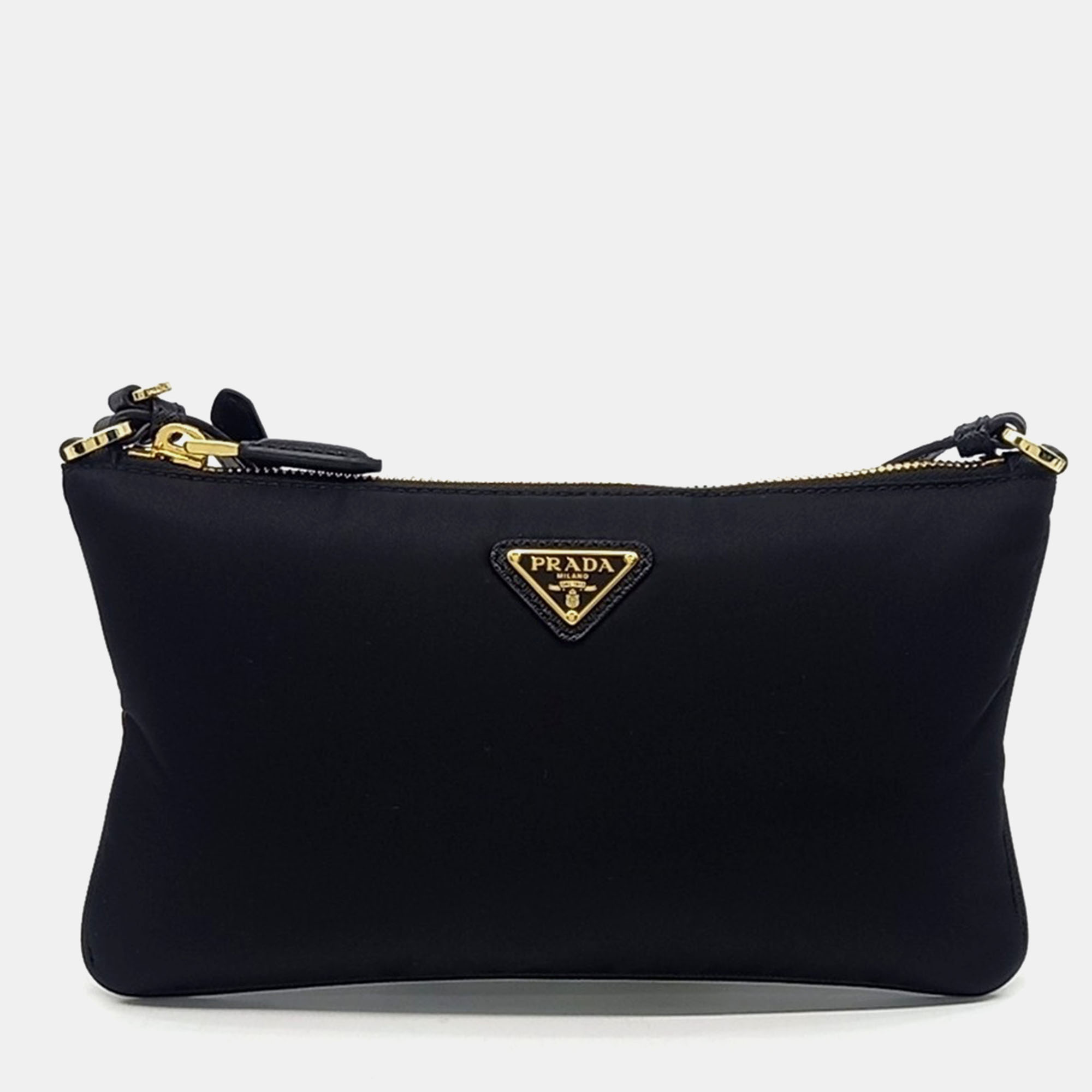 

Prada Black Re-Nylon Pouch Bag