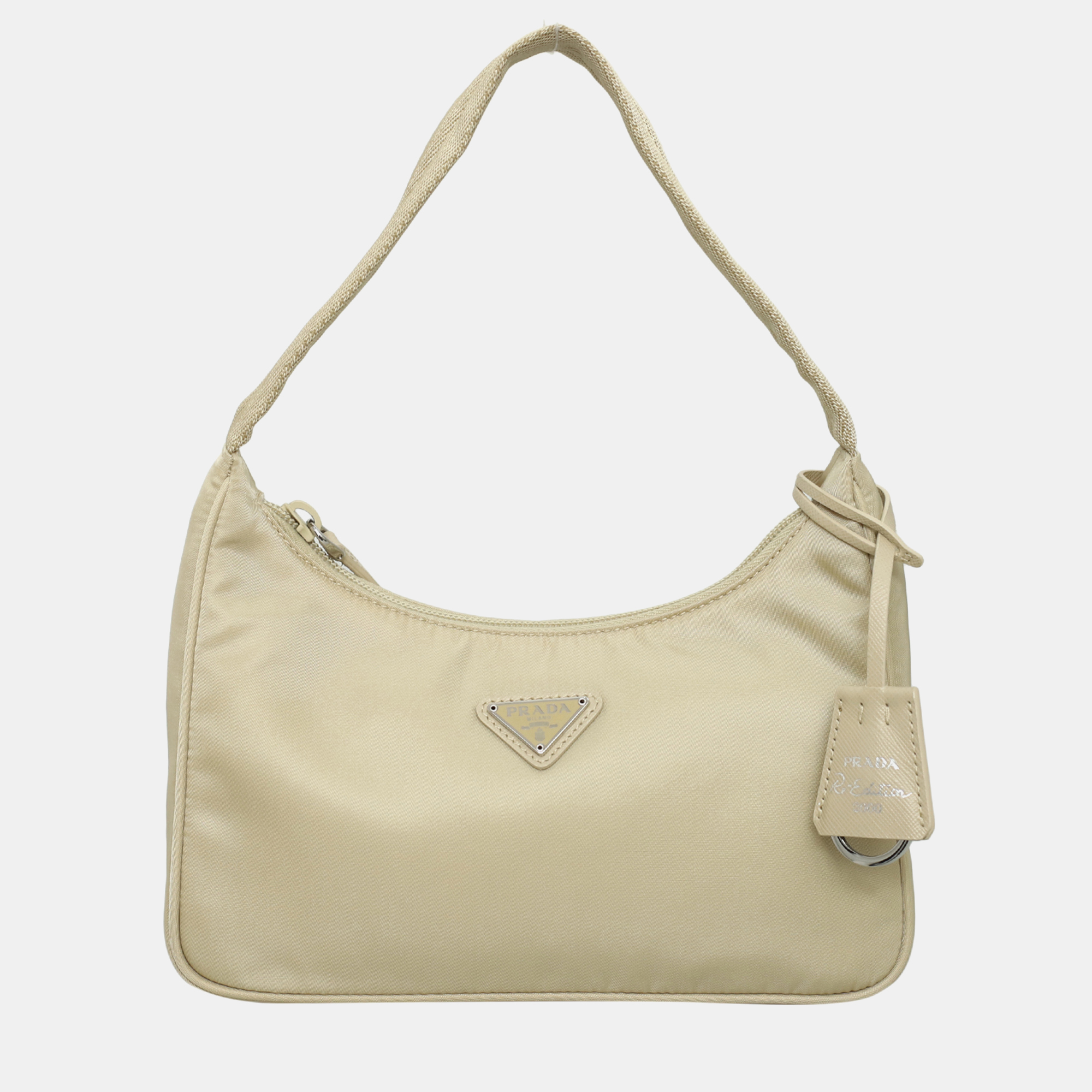 

Prada Re-Edition 2000 Nylon Bag, Beige