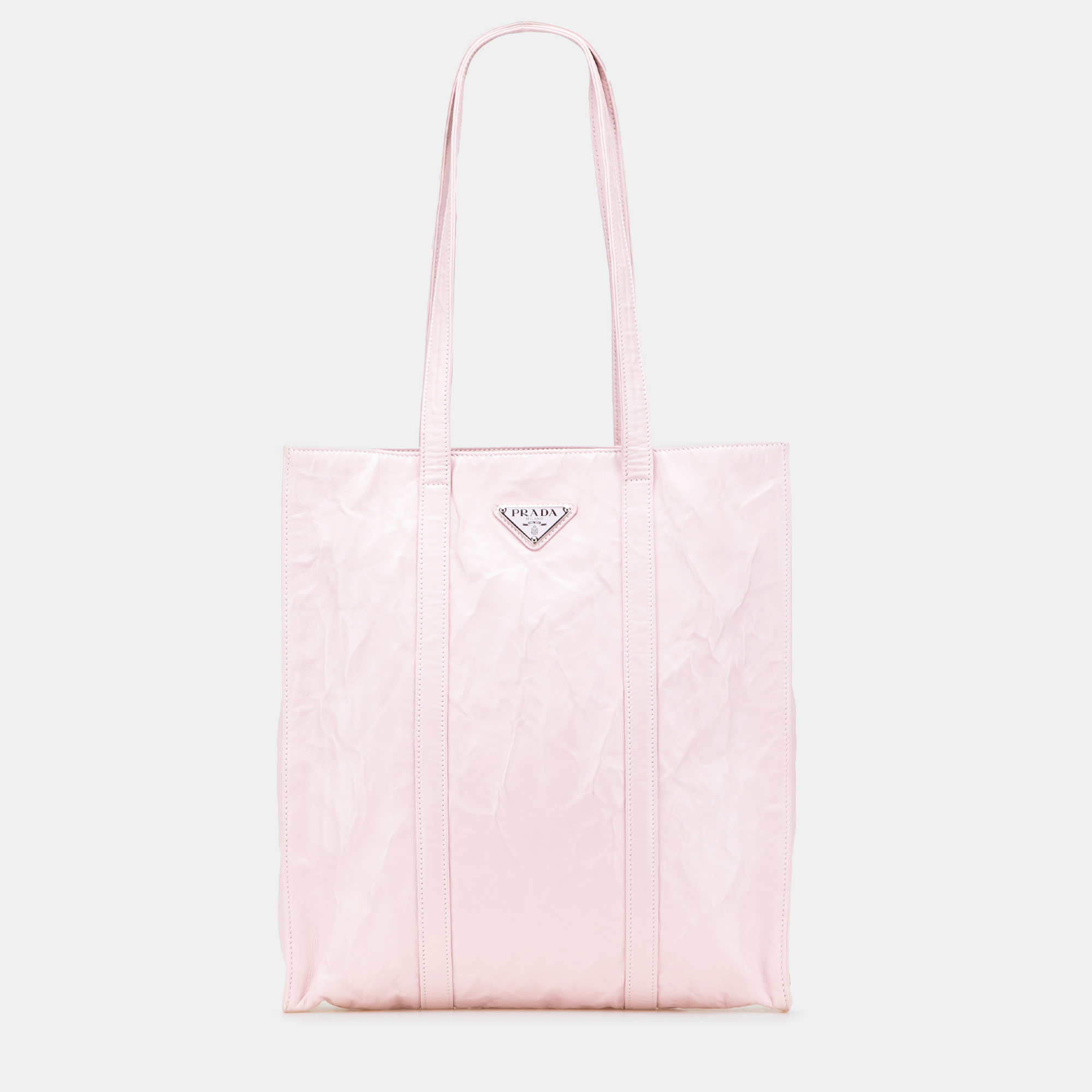 

Prada Pink Small Nappa Antique Tote