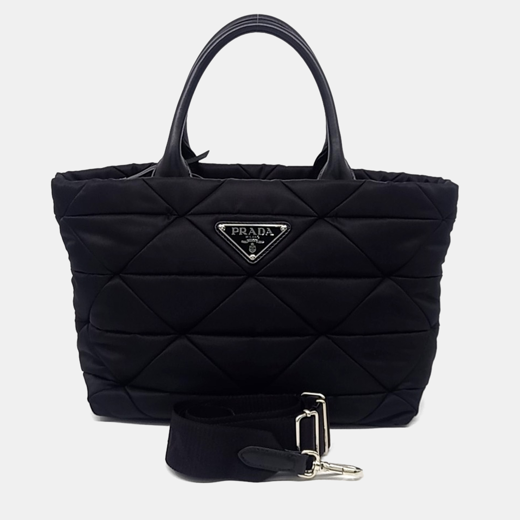 

Prada Black Nylon Tessuto Shoulder Bag