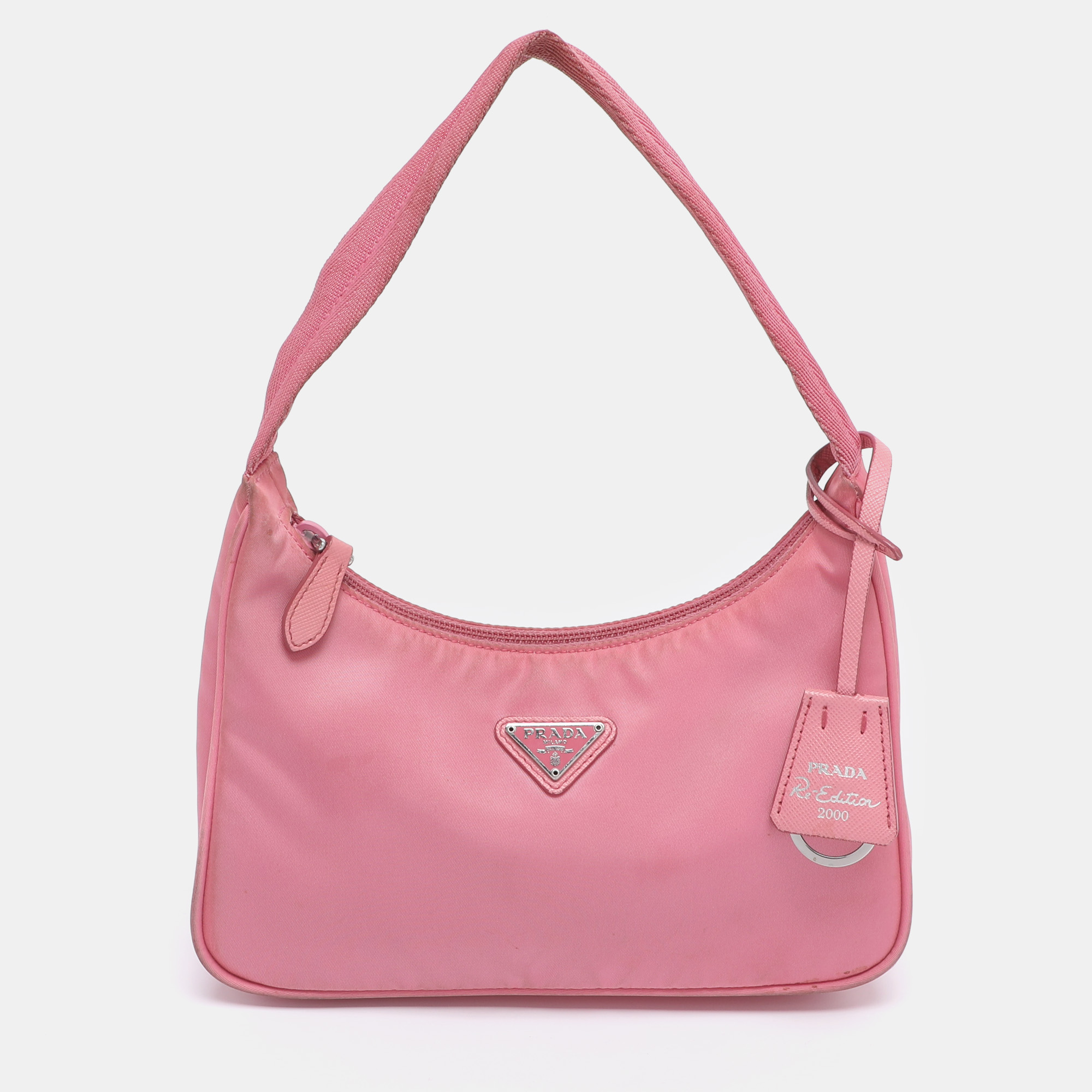 

Prada Pink Nylon Re-Edition 2000 Shoulder Bag