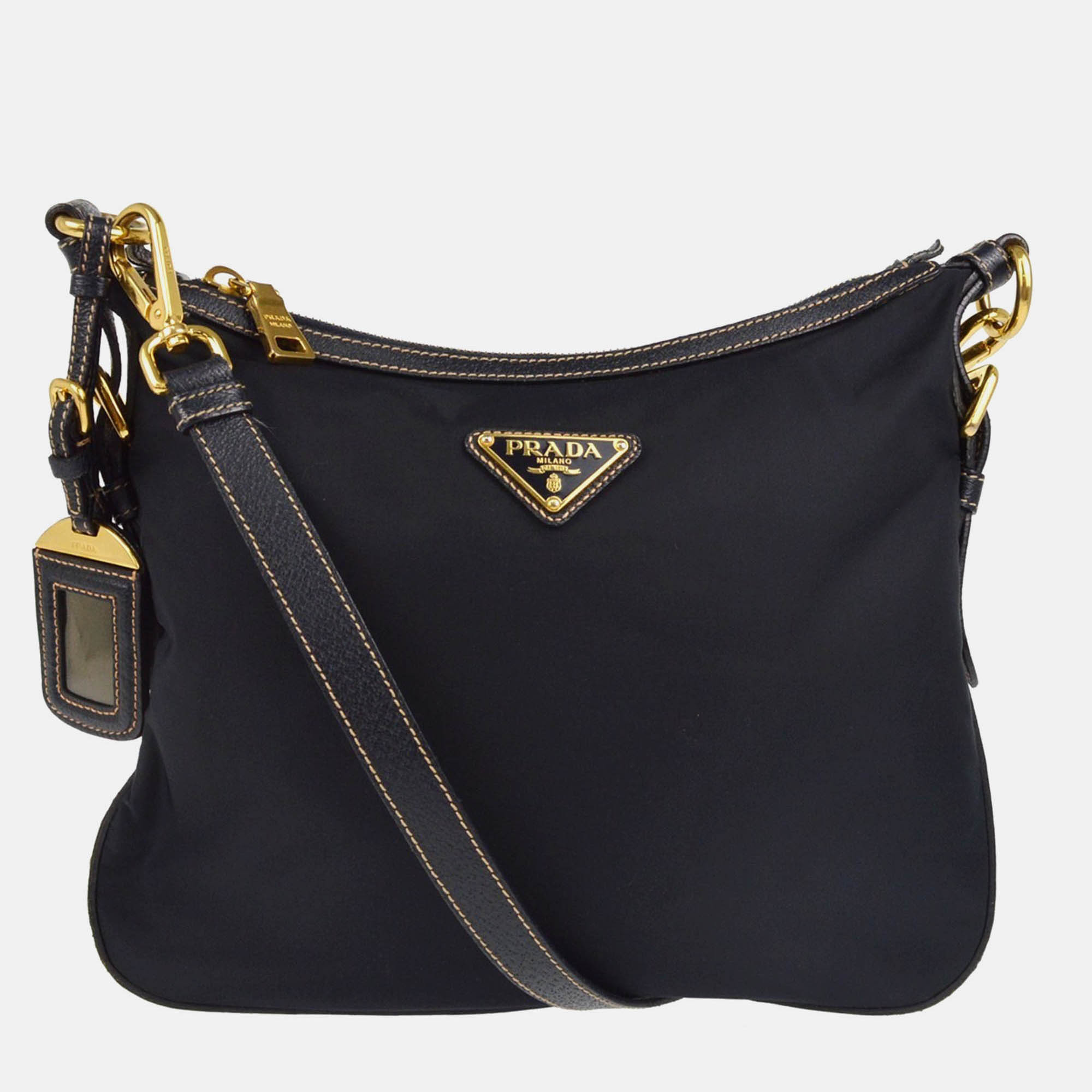 

Prada Black Nylon Crossbody Bag