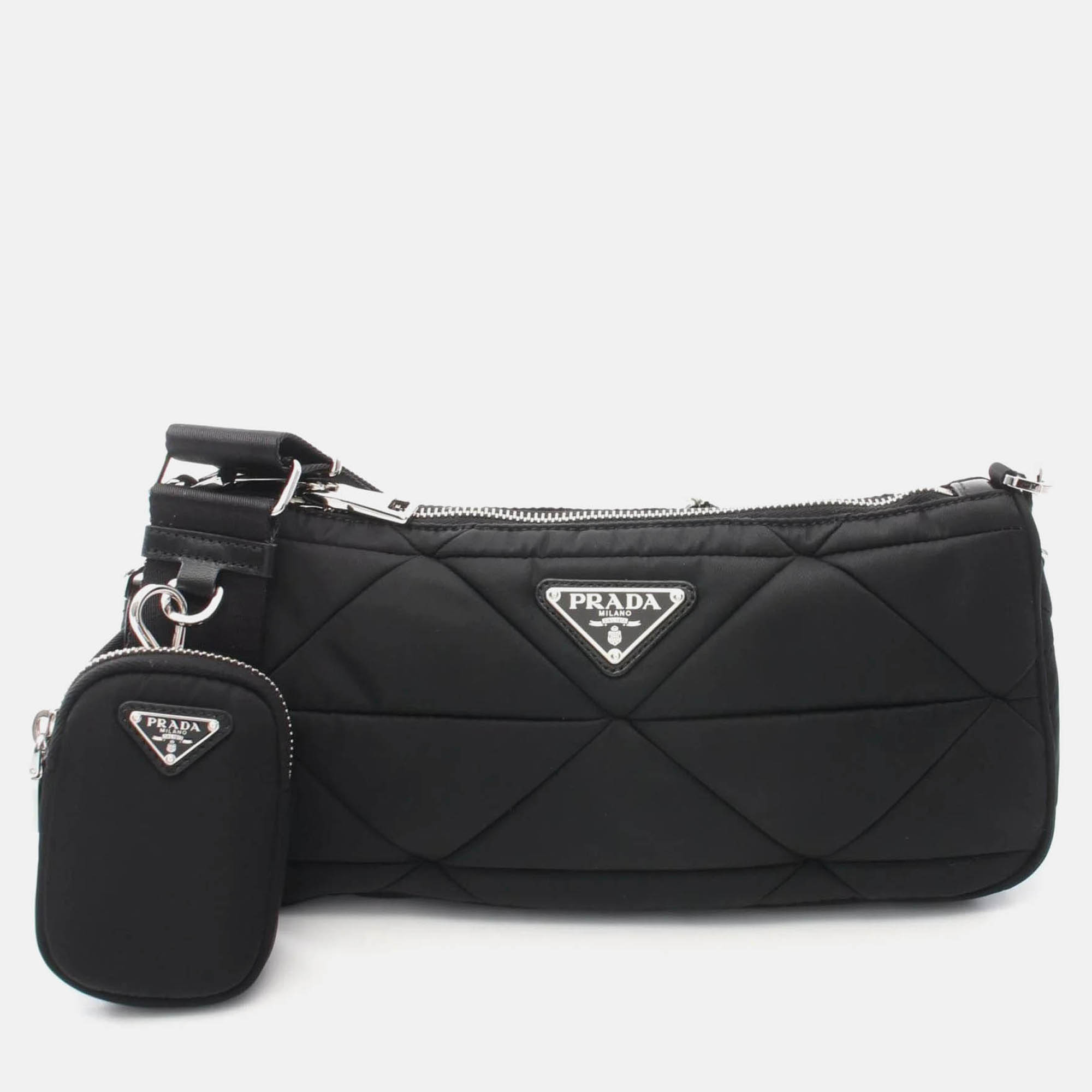 

Prada Tessuto Black Nylon Shoulder Bag