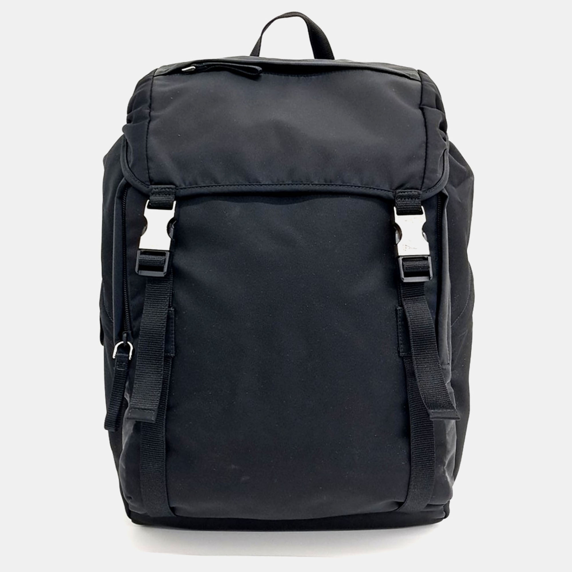 

Prada Black Nylon fabric backpack
