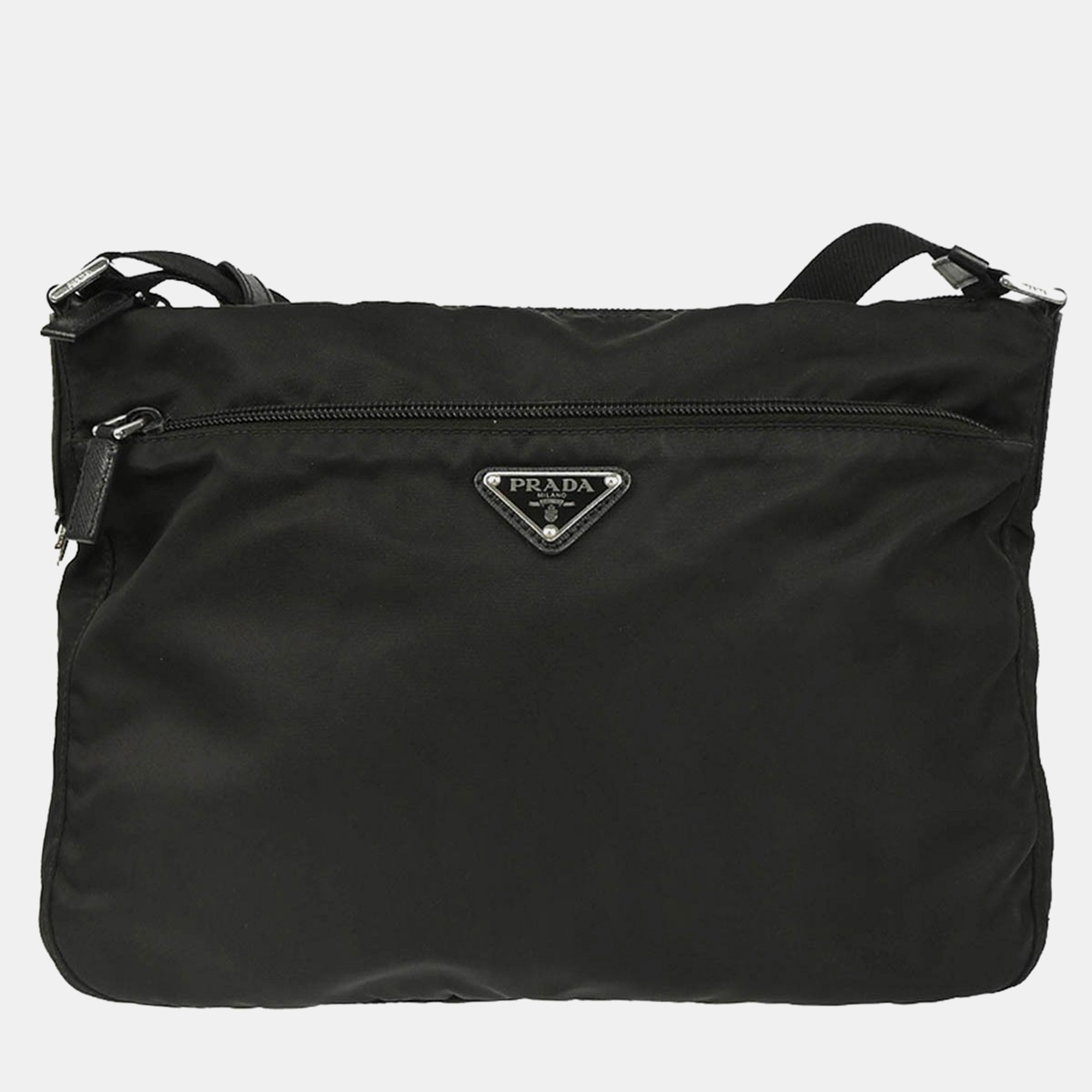 

Prada Black Nylon Shoulder Bag