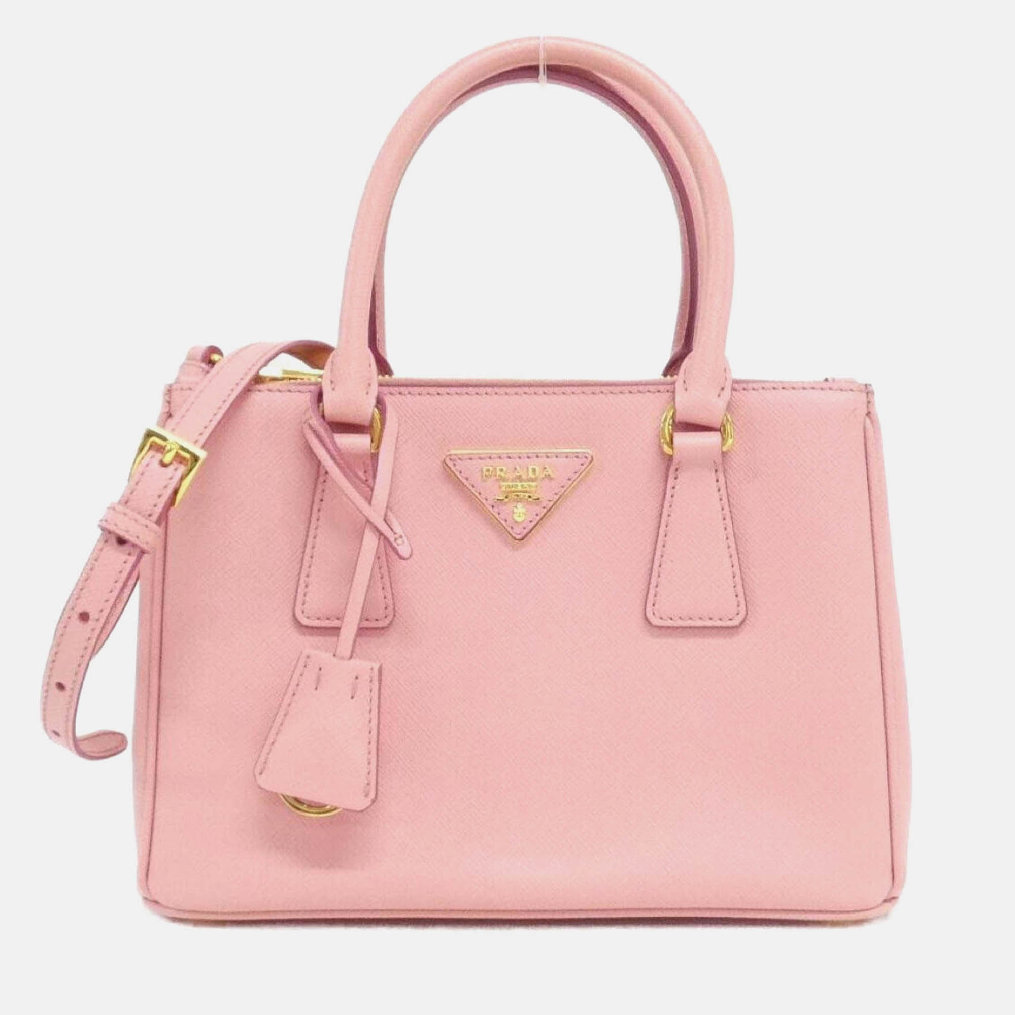 

Prada Saffiano Lux Handbag, Pink