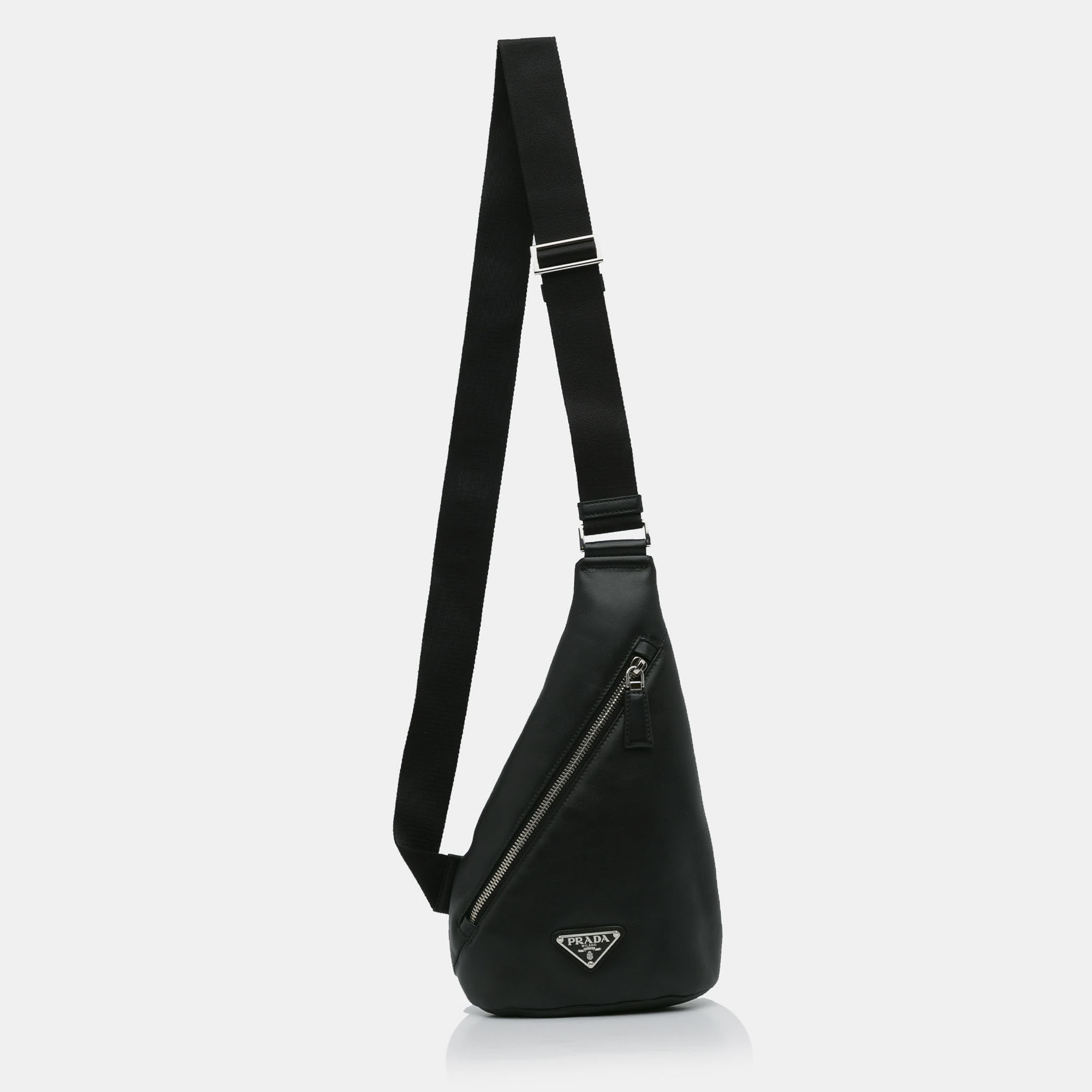 

Prada Black Cross Leather Bag
