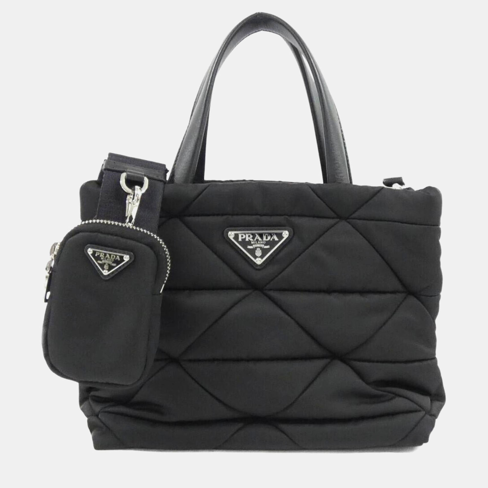 

Prada Padded Re-Nylon Black Nylon Handbag