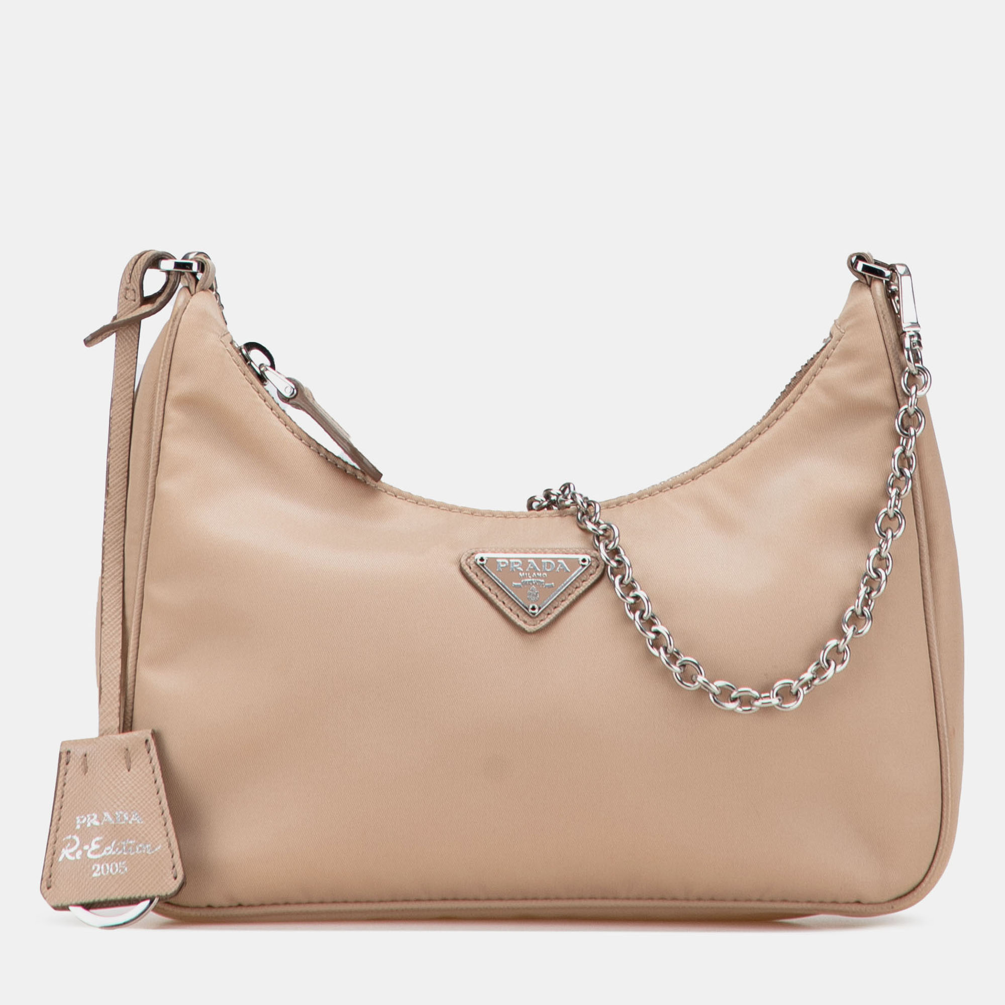 Prada Brown Re Nylon Re Edition 2005 Satchel