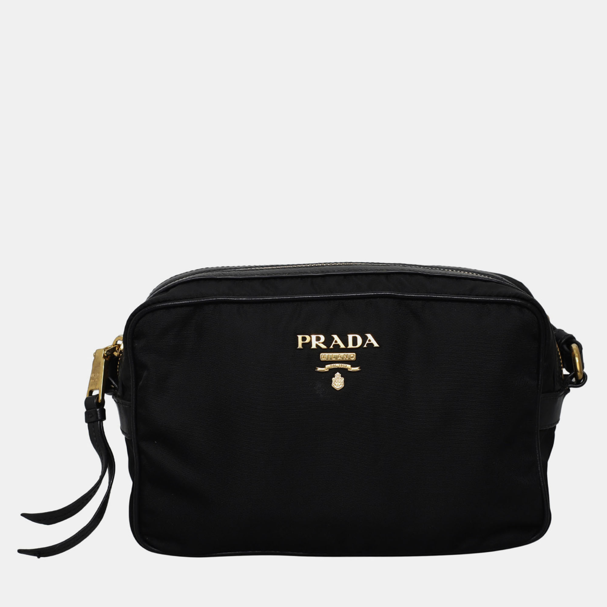 

Nylon Slingback Bag, Black